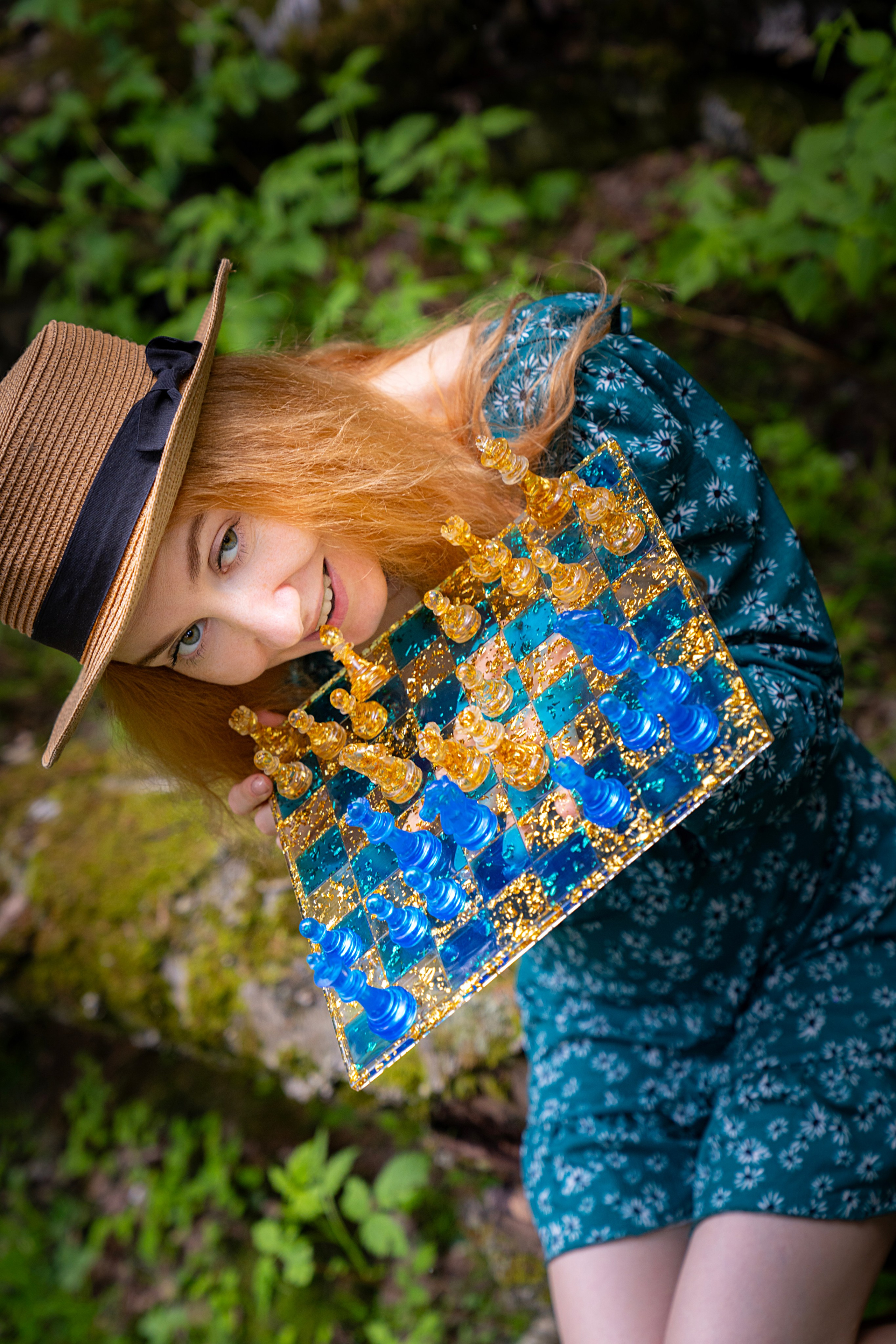 Лена, лесная шахматистка. Фотограф в Санкт-Петербурге Данил Макаров