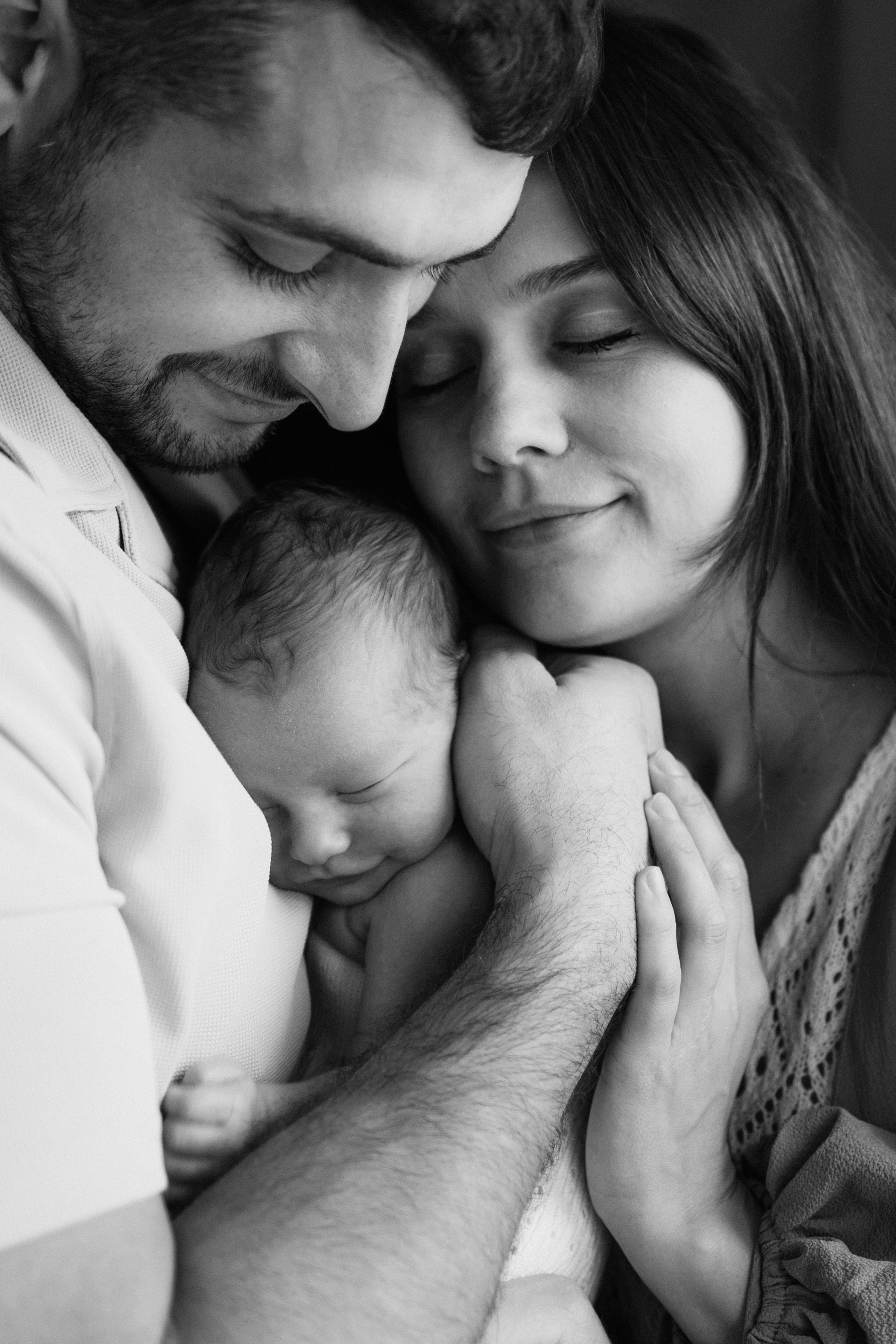 Фотосессия с новорожденным дома. Семейный фотограф в Москве Марина Петра