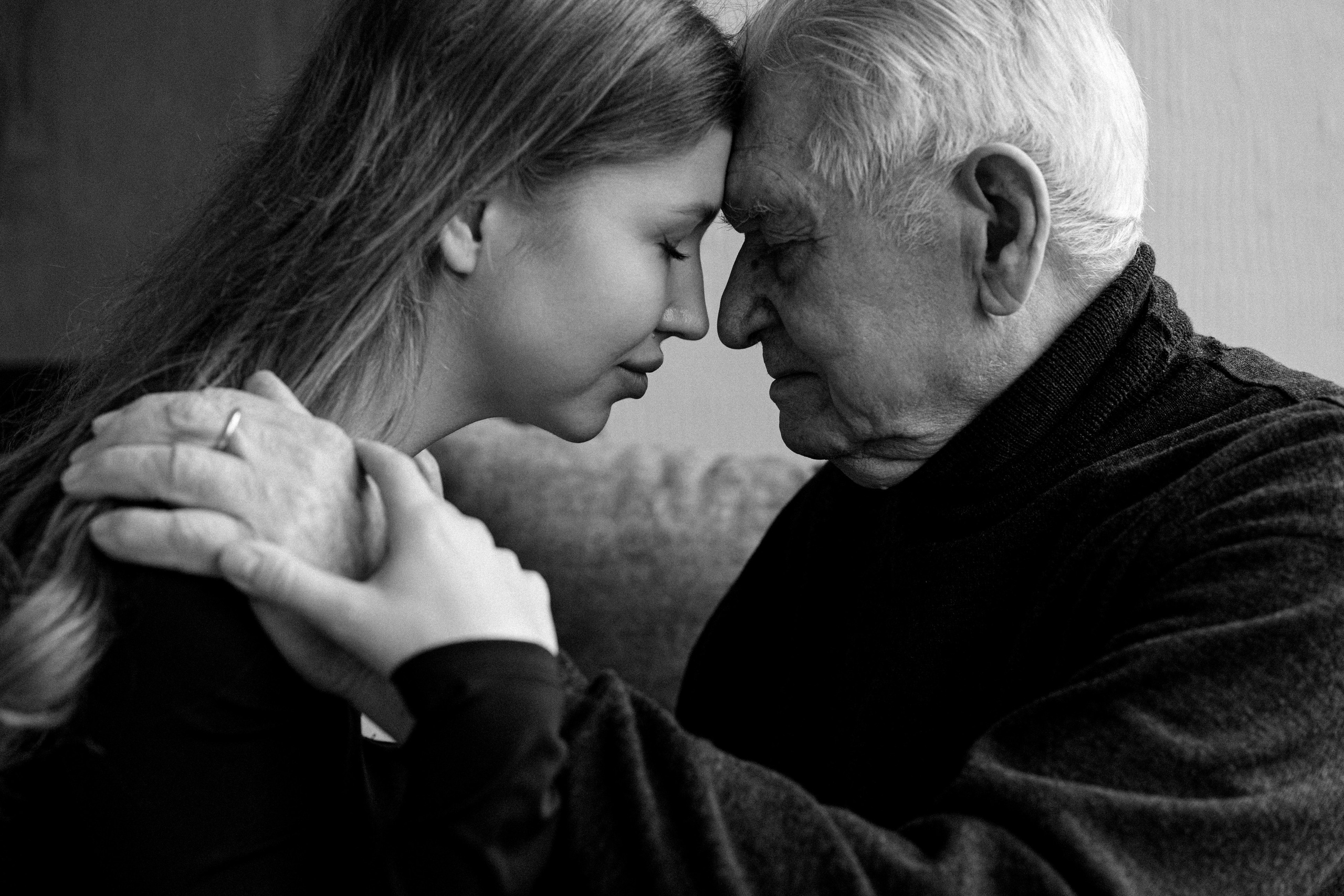 Анастасия и дедушка. Свадебный и семейный фотограф в Калининграде Анастасия Гриценко