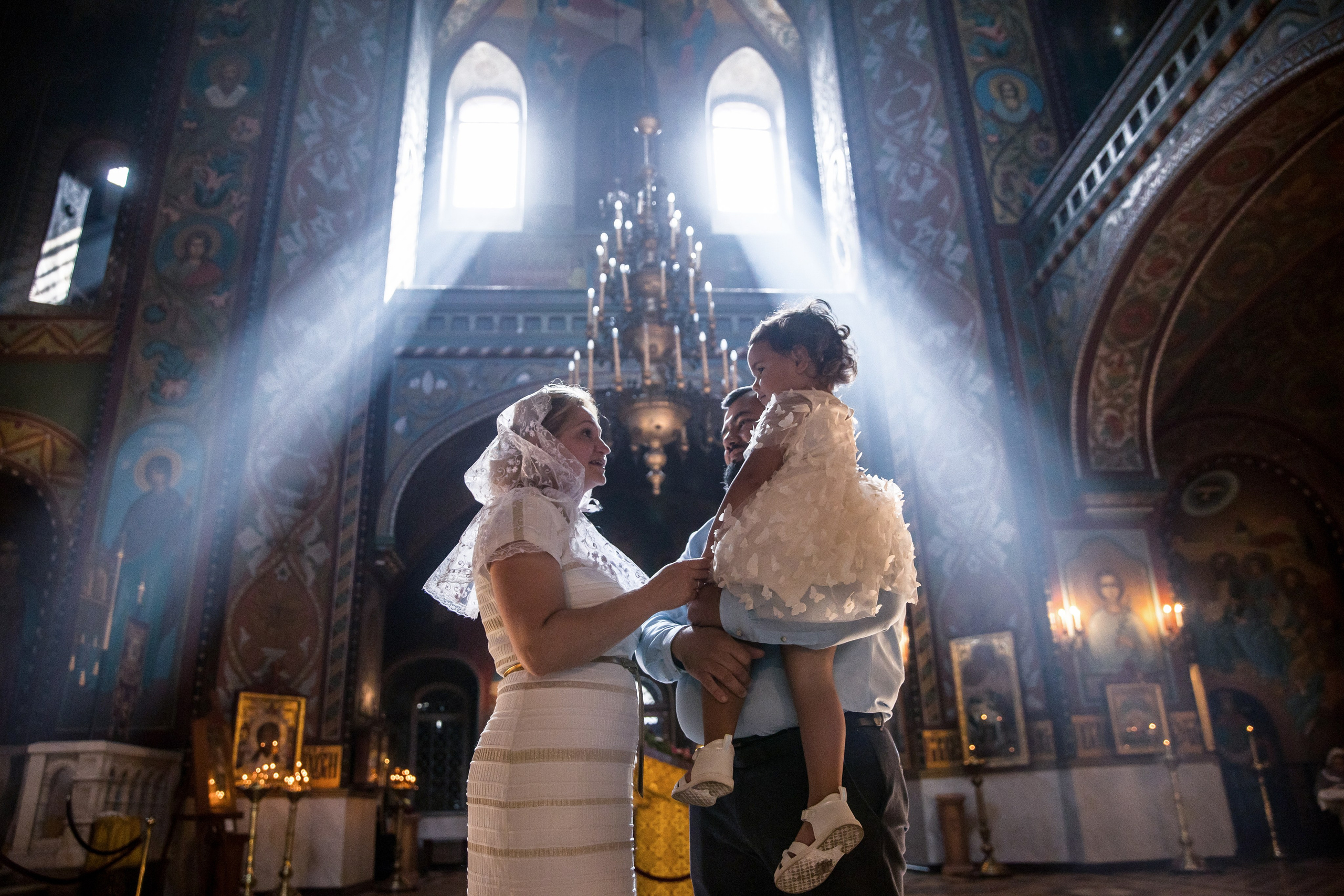 Таинство крещения. Фотограф новорожденных, семейный фотограф в Санкт-Петербурге