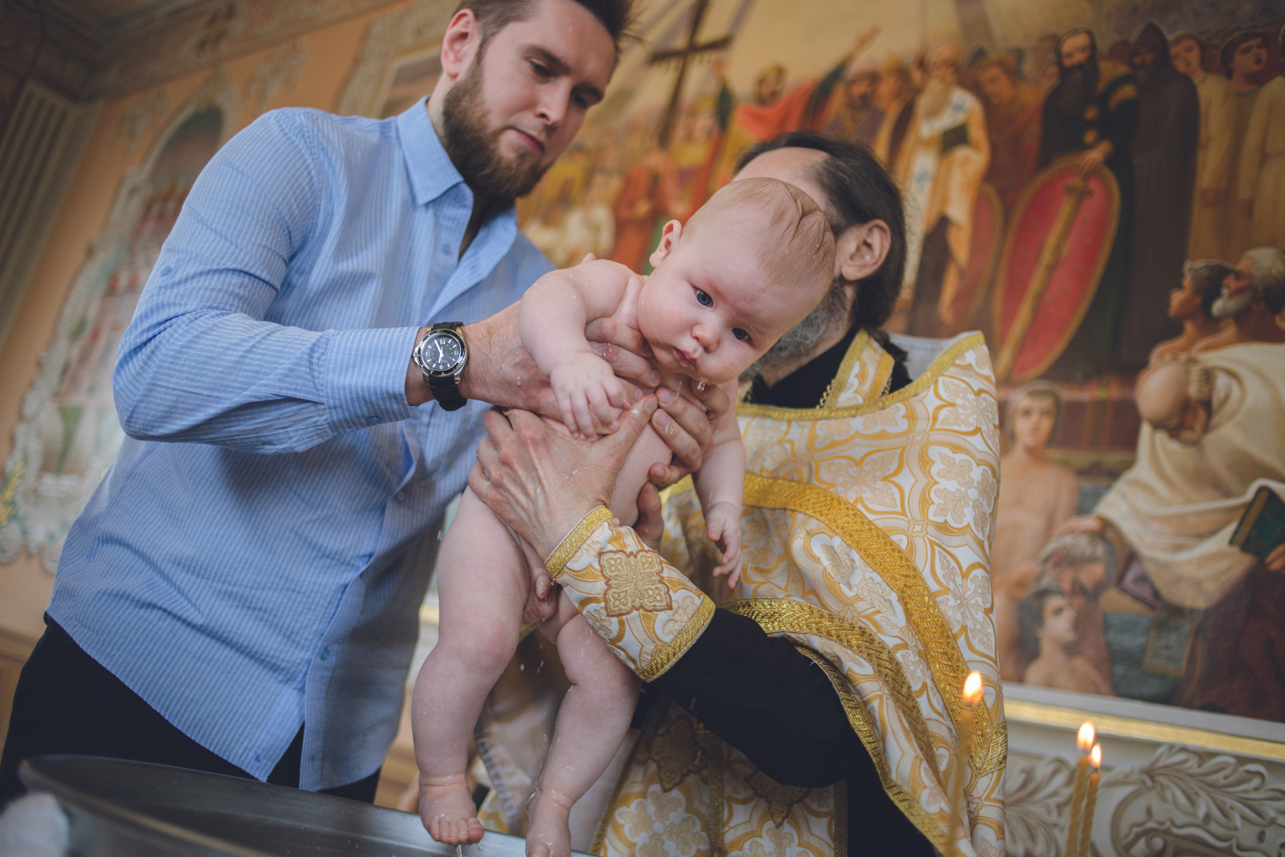 Крещение Романа. Семейный фотограф г. Димировград Андросова Екатерина