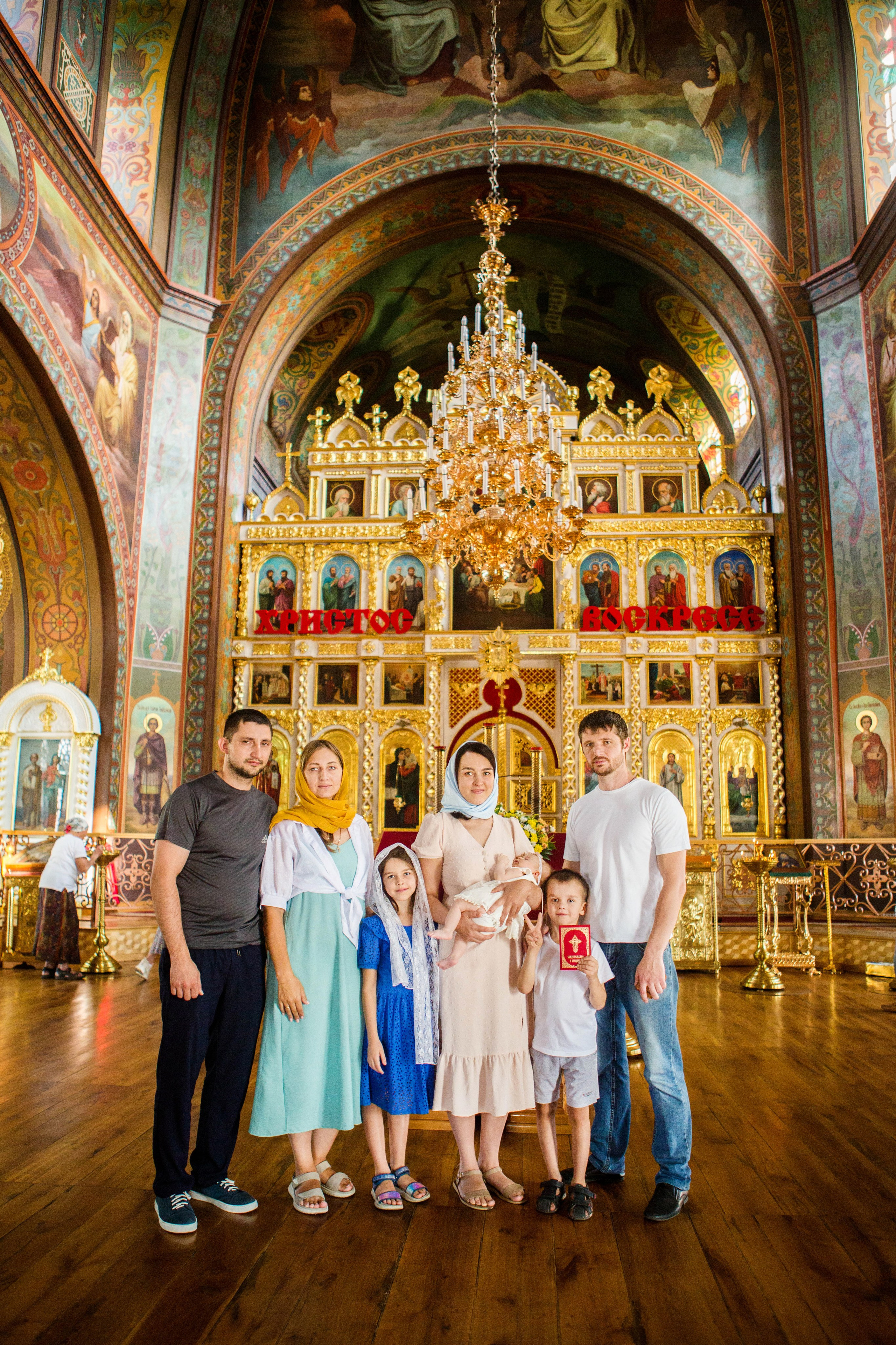 Крещение Анны. Свято-Троицкий собор. Свадебный семейный и детский фотограф в Краснодаре Карина Федоровская