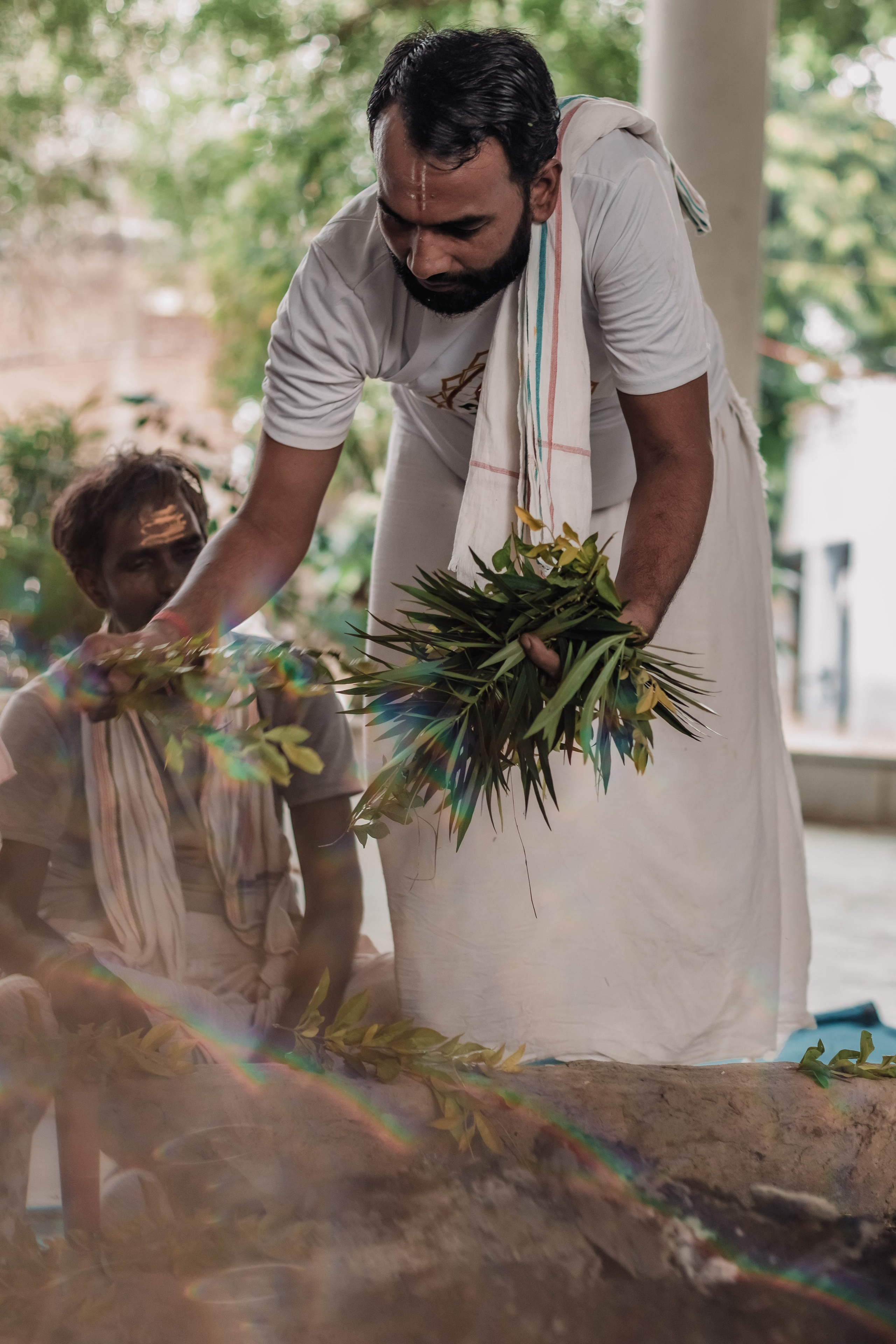 Pitri Paksha yagyas & poojas Devraha Baba ji ashram. Mariam Bagdasaryan