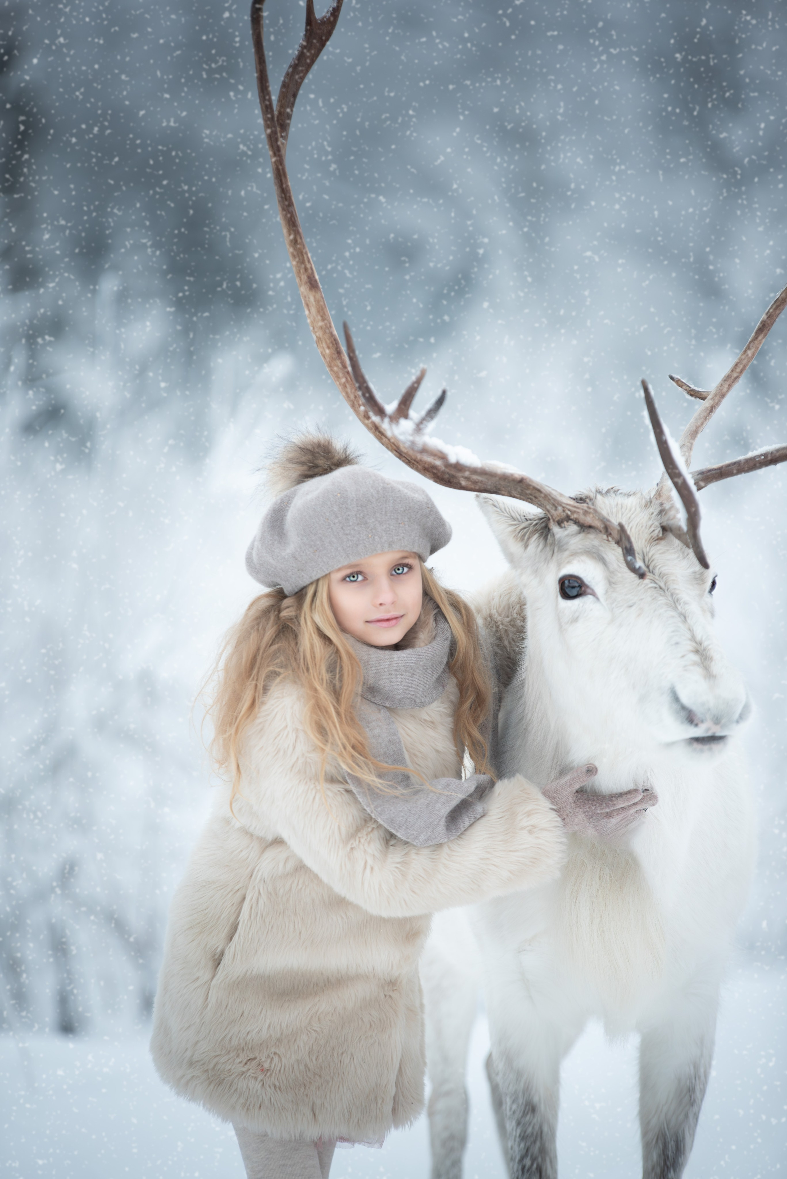 Фотосессия с оленями