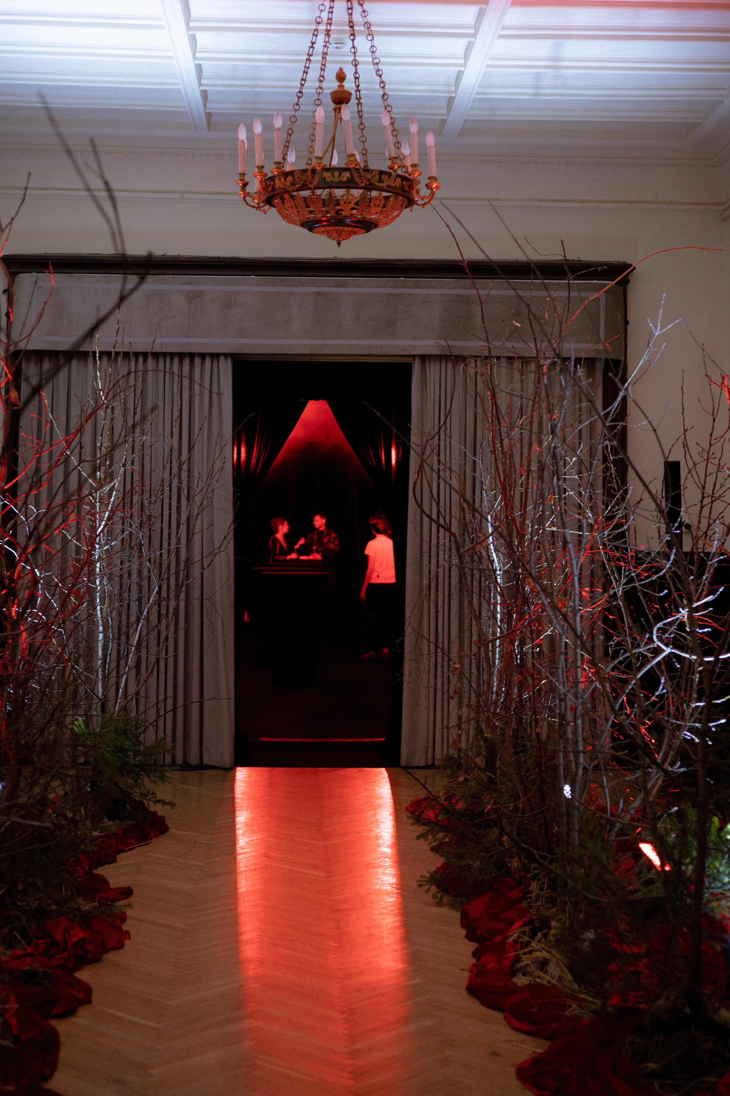 Новогодний корпоратив в фольклорном стиле. Особняк Лемана. Оформление свадеб, декор свадеб Вера Маркова, Москва