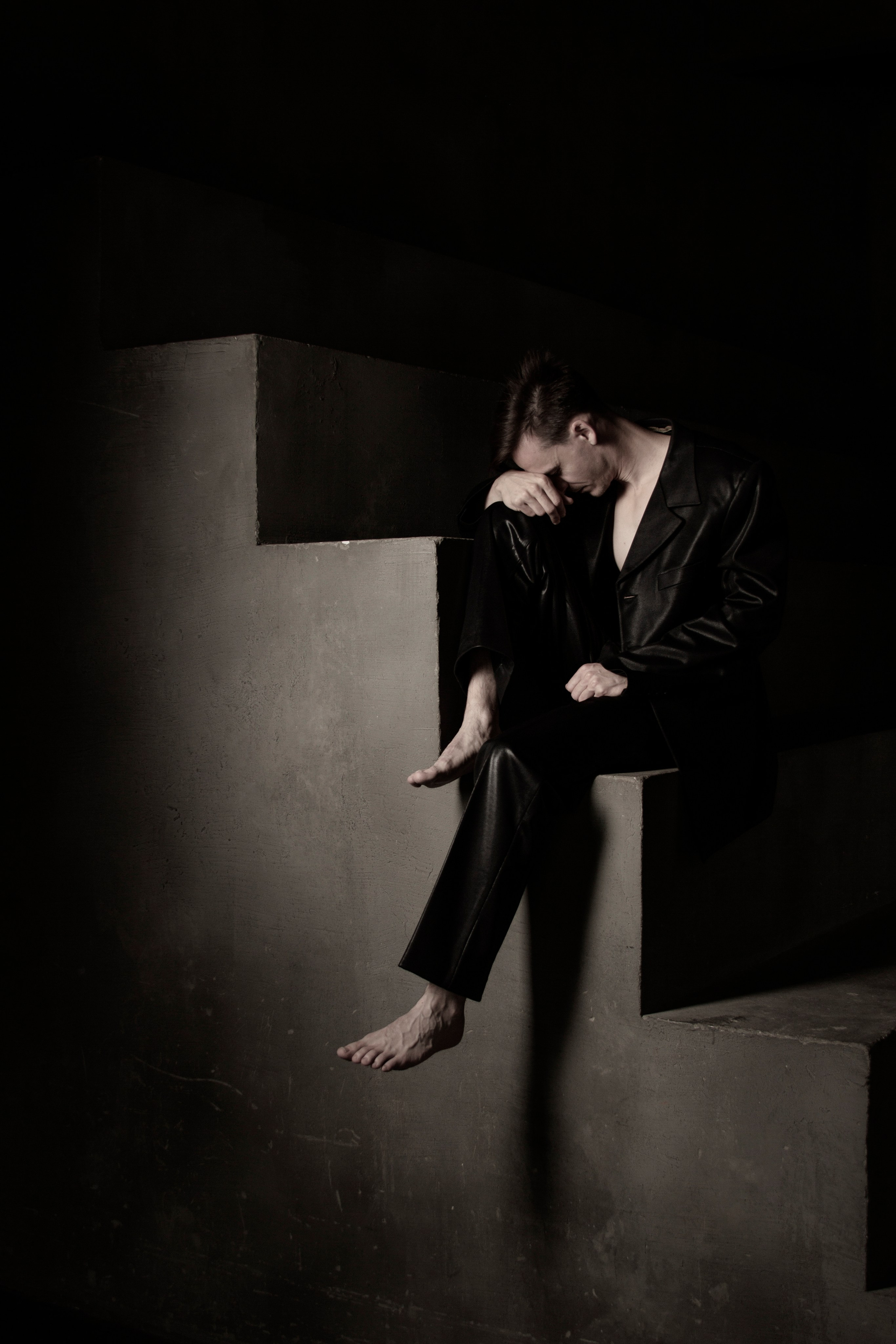 Фотосессия Черное пальто. Портретный фотограф в Москве и Московской области Гнутиков Сергей