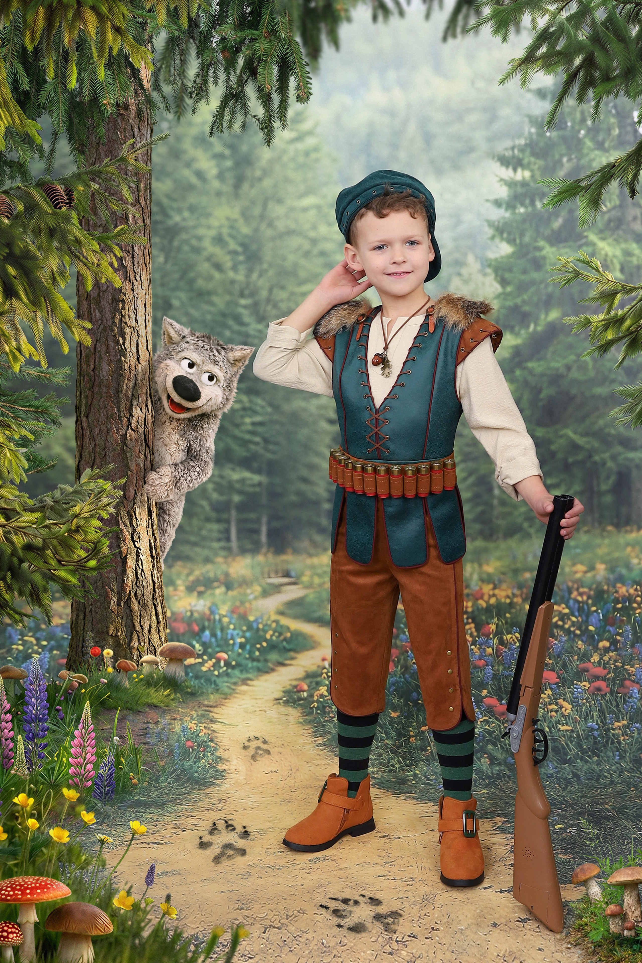 КОМПАНИЯ КРАЙФОТО ФОТОСЕССИЯ КРАСНАЯ ШАПОЧКА