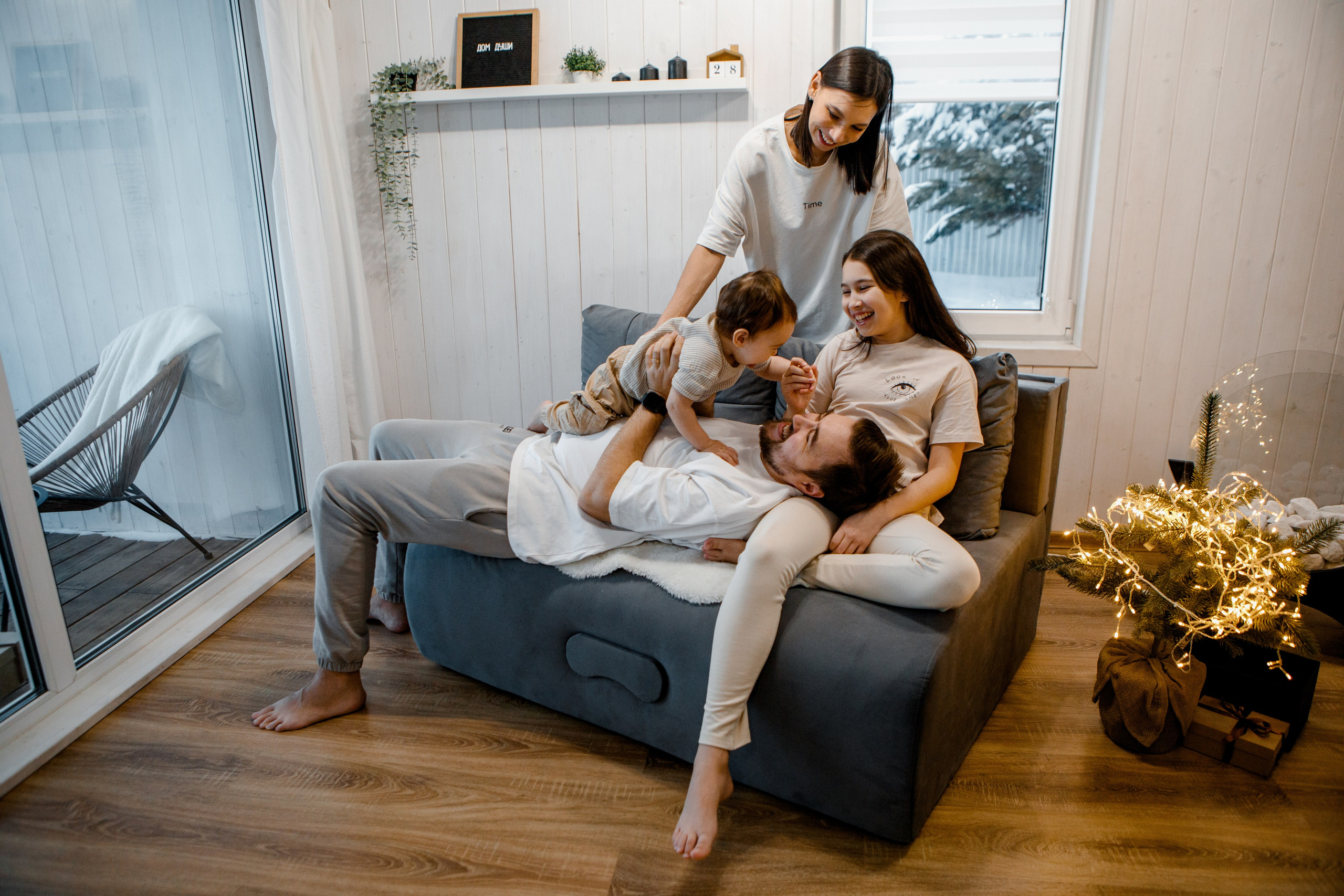 Новогодняя Семейная фотосессия. Свадебный и семейный фотограф Ибрагимова Мария из Екатеринбурга