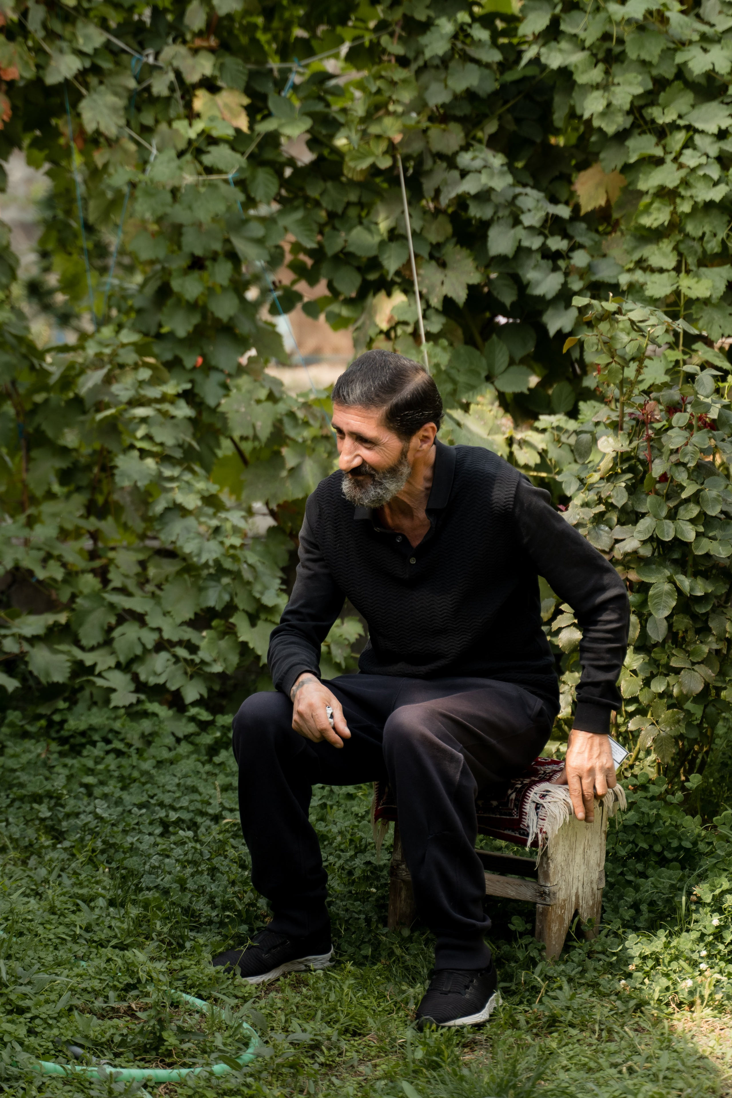 Аруся с дедушкой. Портретный и свадебный фотограф Алла Карени Москва