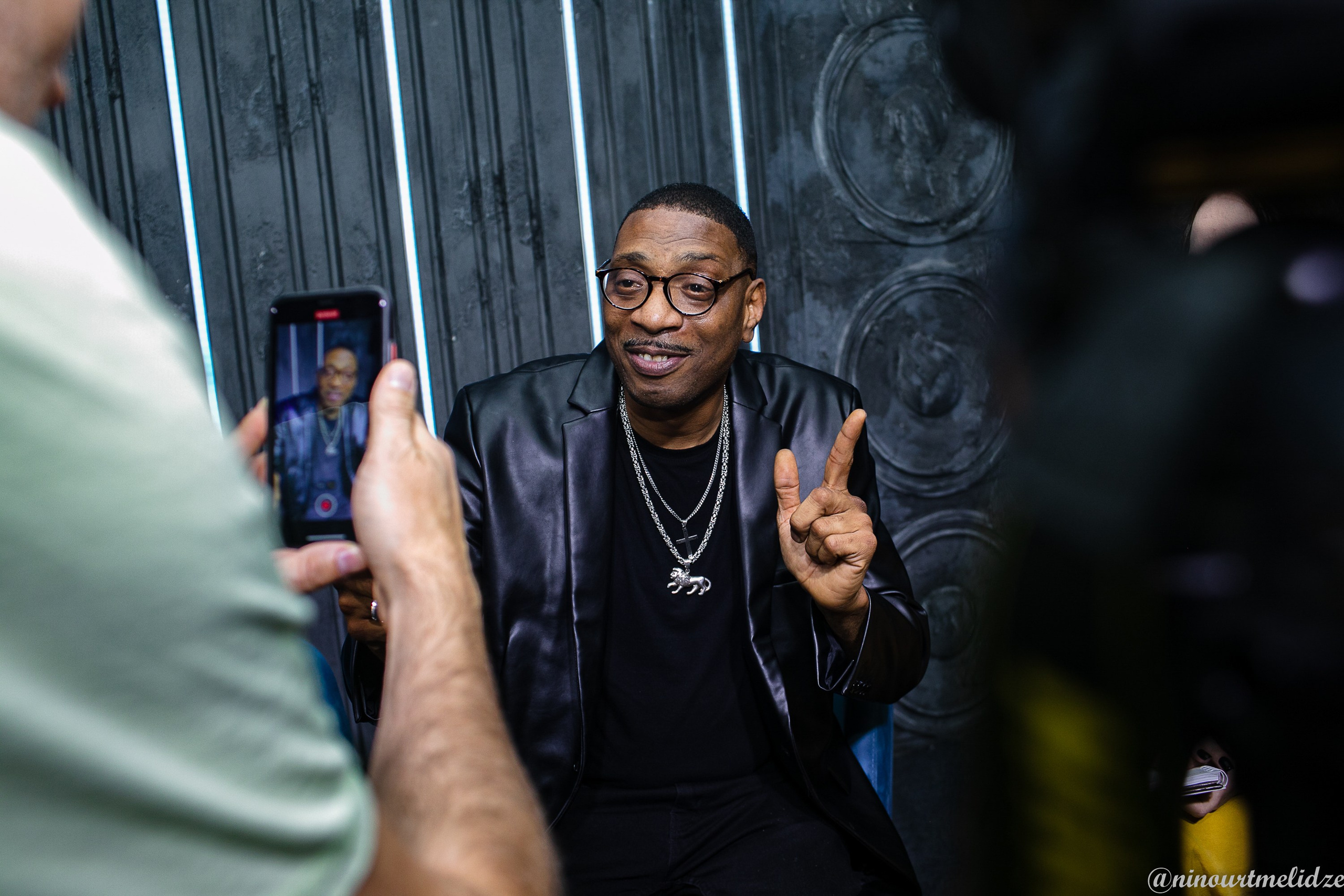 Пресс конференция Kevin Maccoy. Art photographer Nino