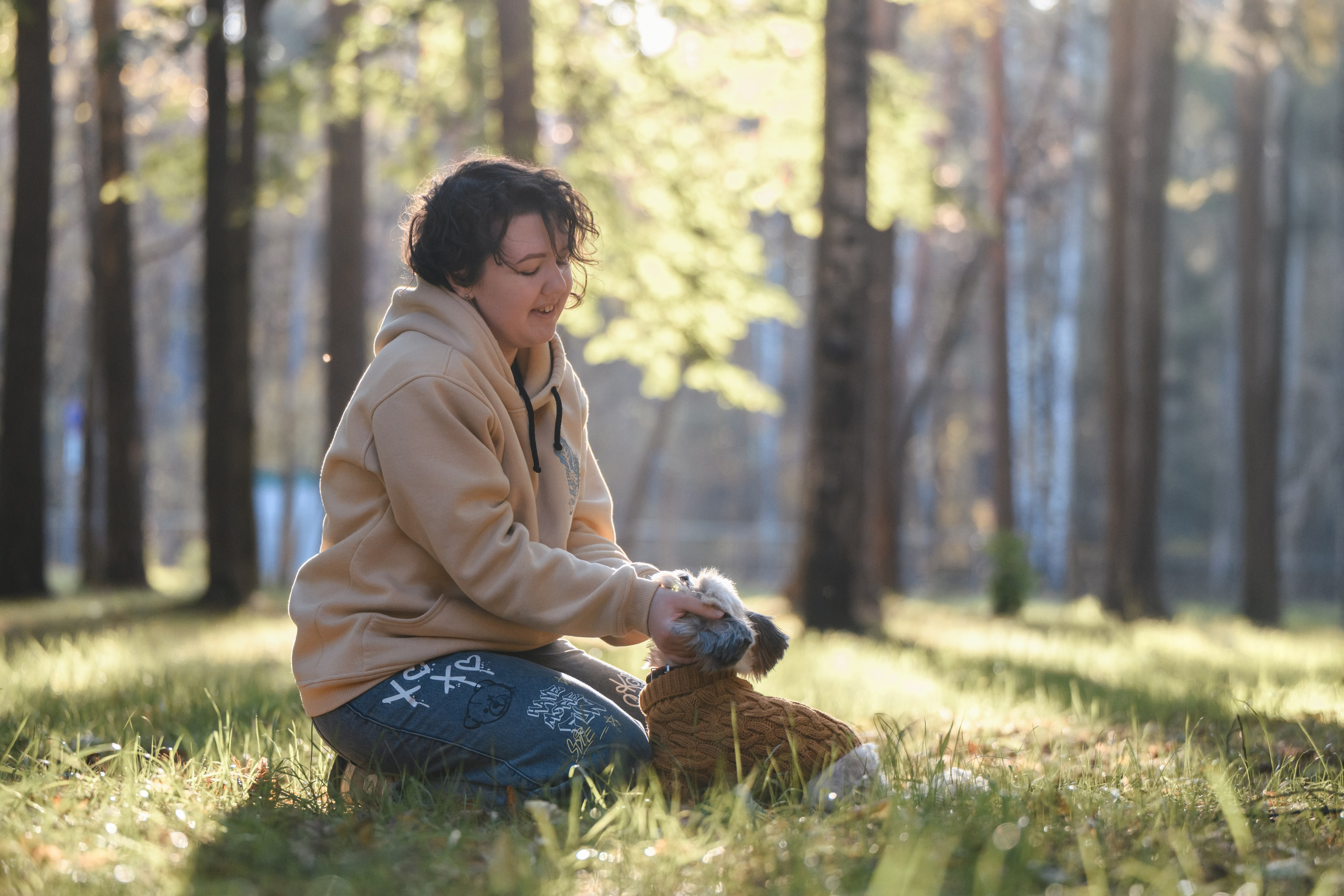Ирина и Винни. Фотограф Анималист в Москве Анастасия Жучкова