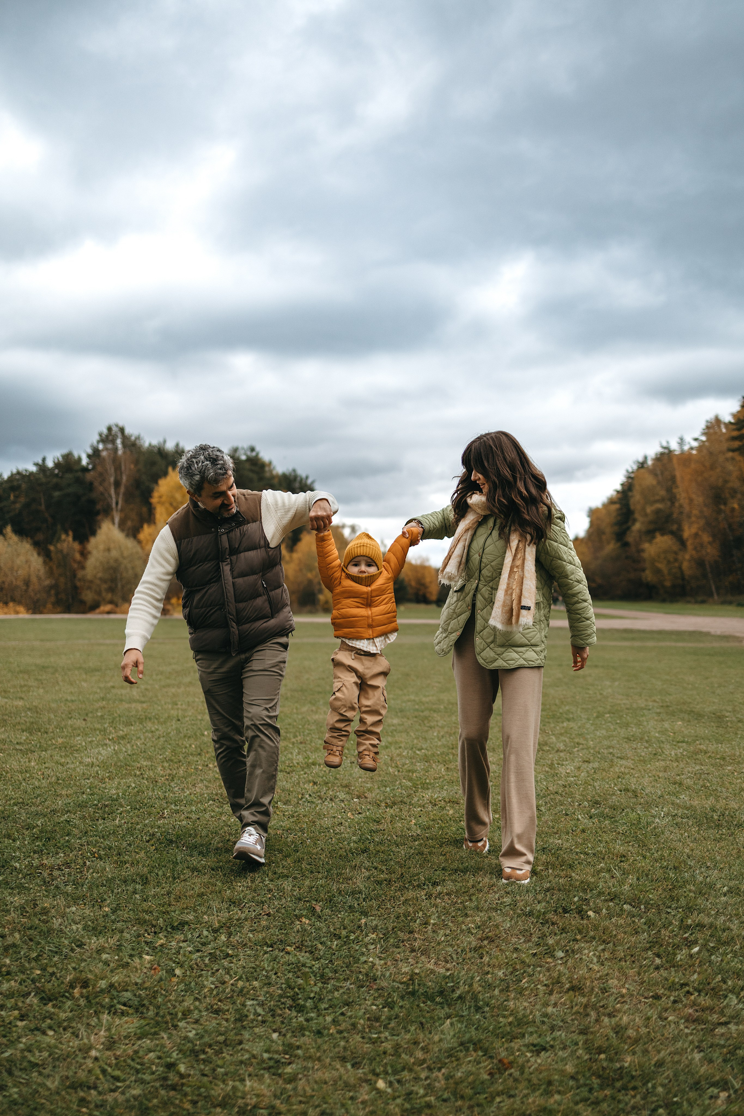 Осенняя семейная съемка. Фотограф Анималист в Москве Анастасия Жучкова