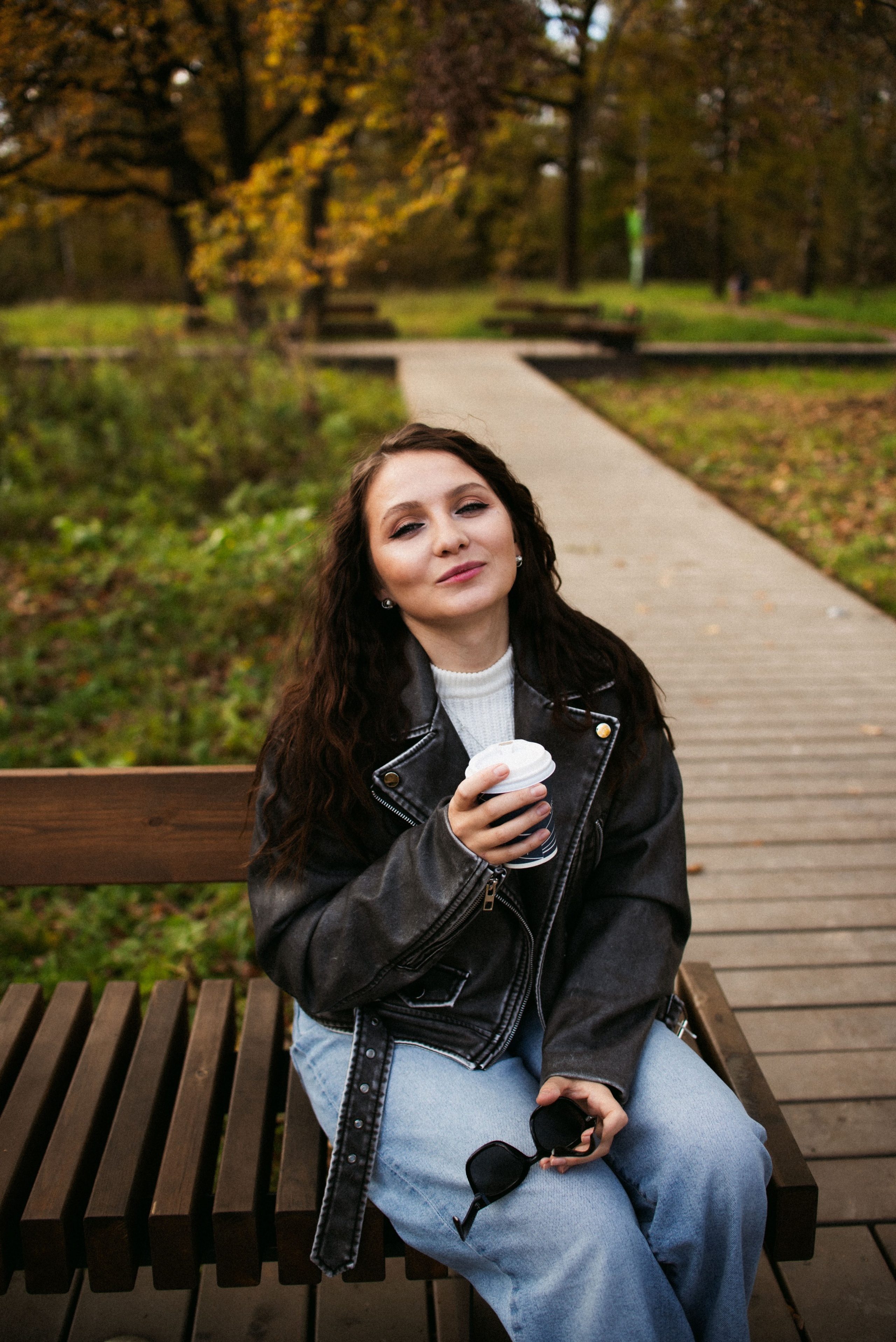 Елена фотопрогулка в парке. Женский фотограф в Москве и МО