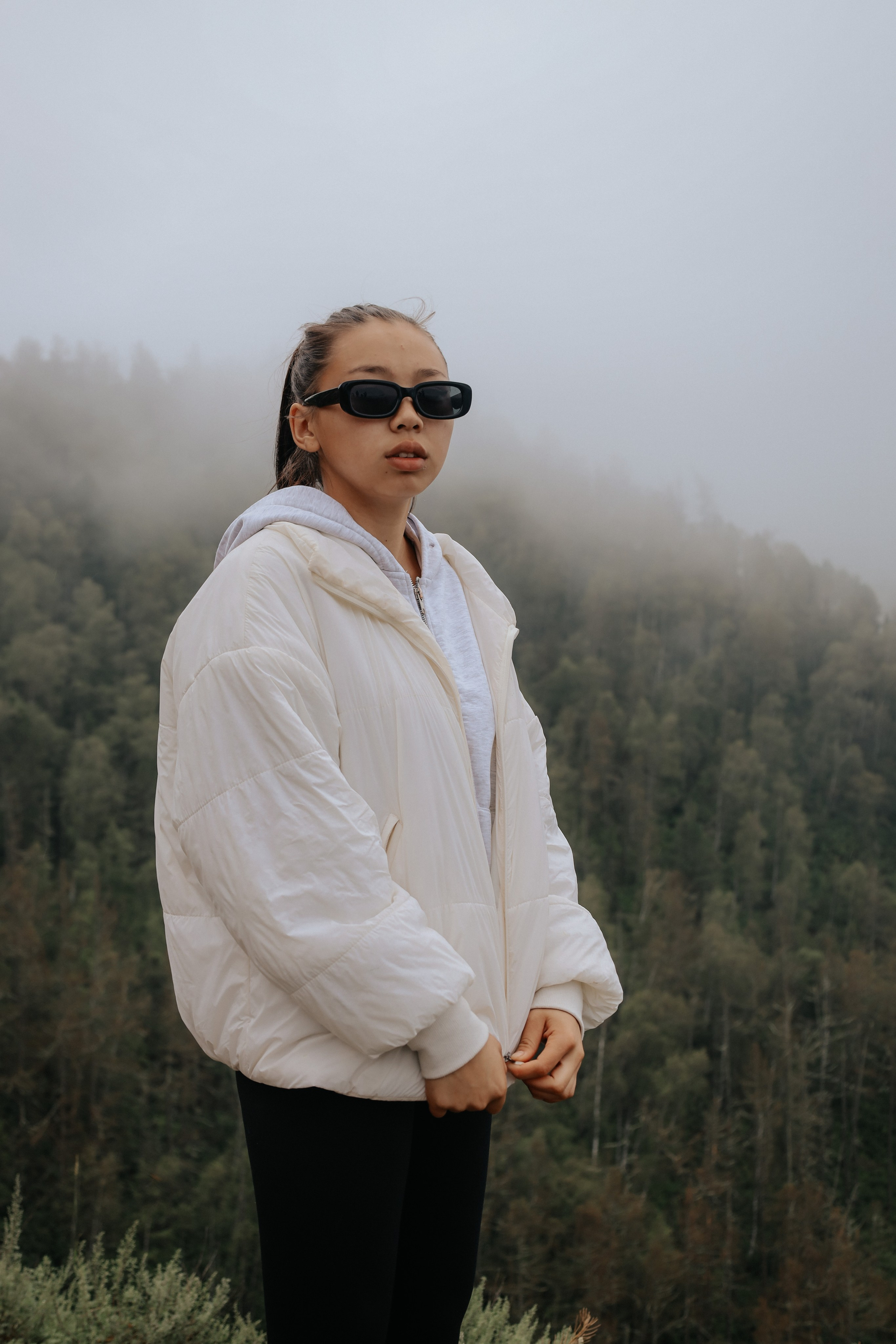 Туманное утро (Ксения). Фотограф Горный Алтай