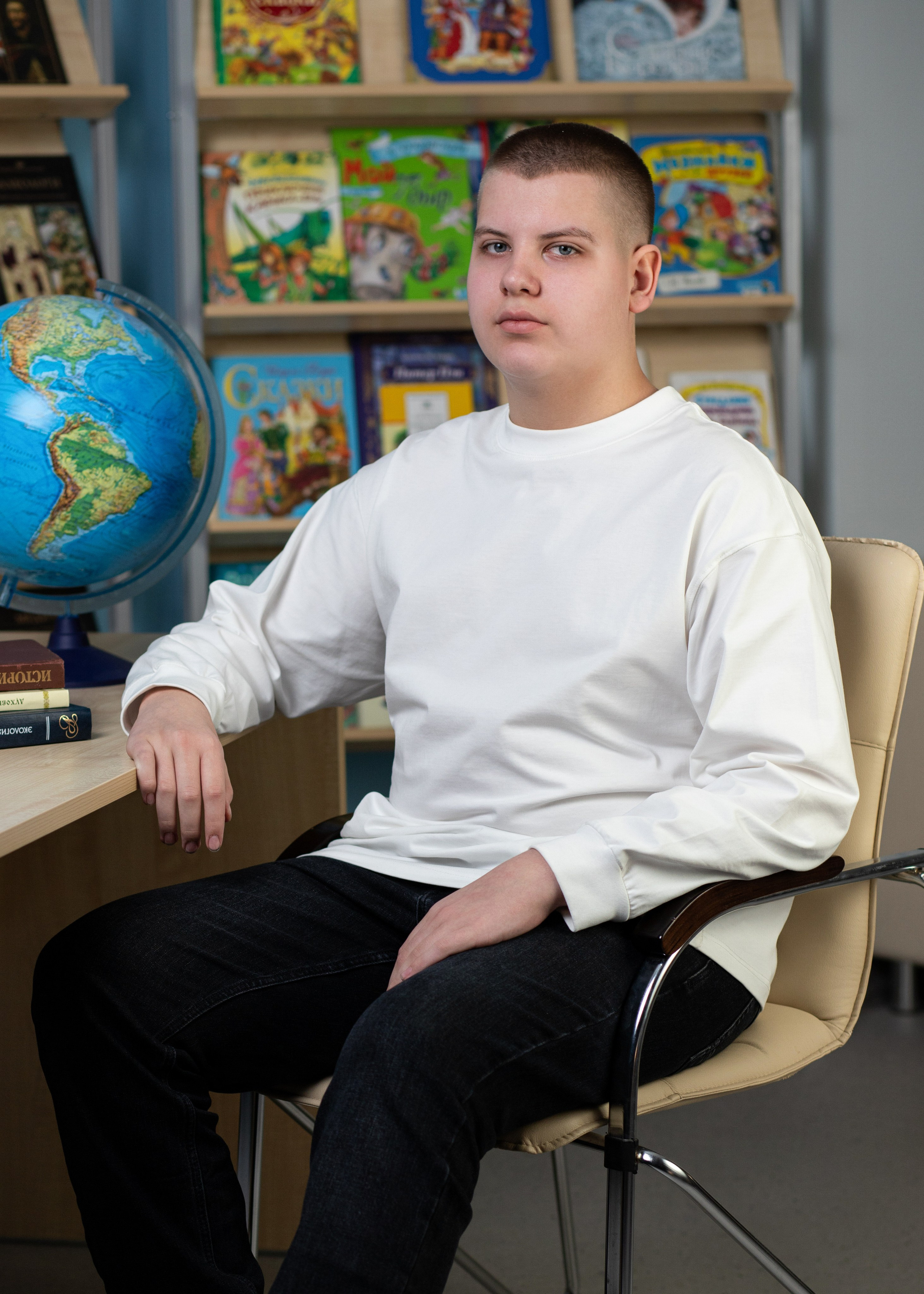 Детский портрет. Выпускная фотография. Средняя школа 9 класс