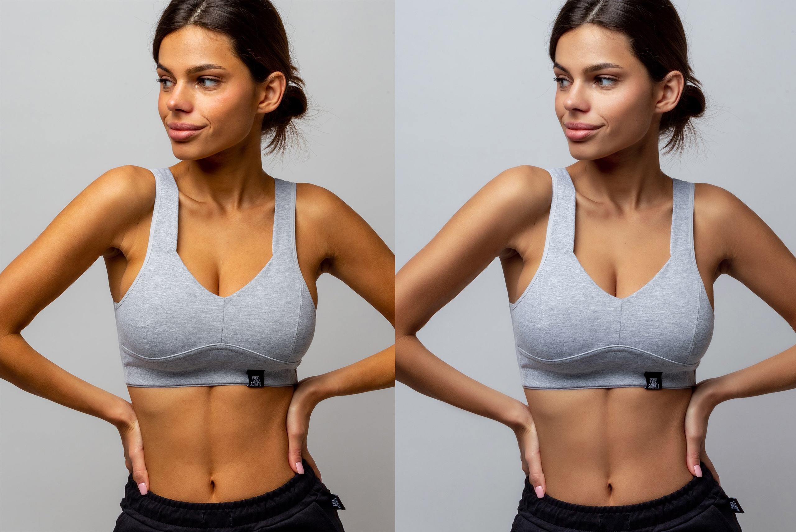 Деликатная обработка портретов для рекламы нижнего белья | Студия SVITHART