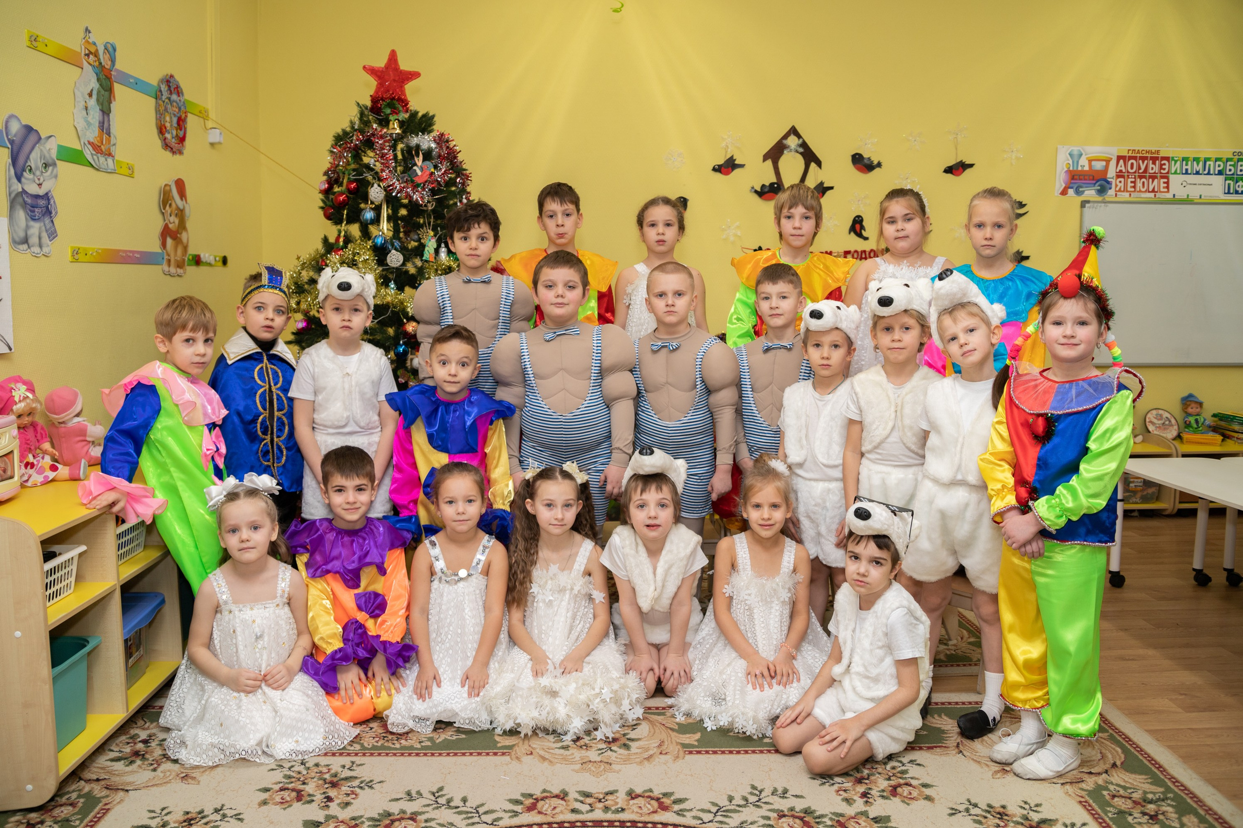 Новогодний утренник в садике. Фотограф-дизайнер, семейный фотограф, фуд-фотограф в Москве и Московской области Лаврова Анна