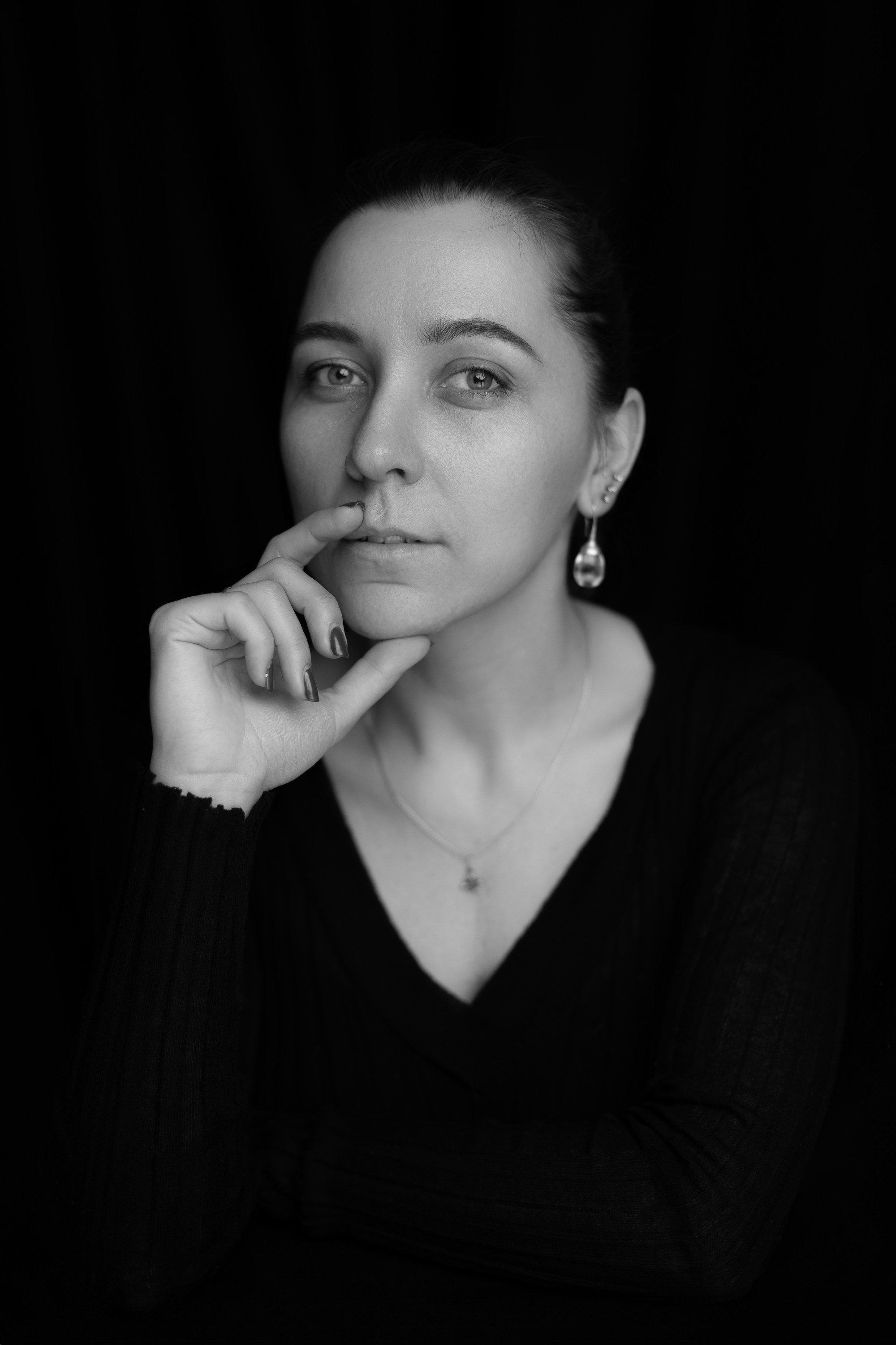 Черно-белые портреты. Семейный фотограф в Москве Евгения Соловьёва