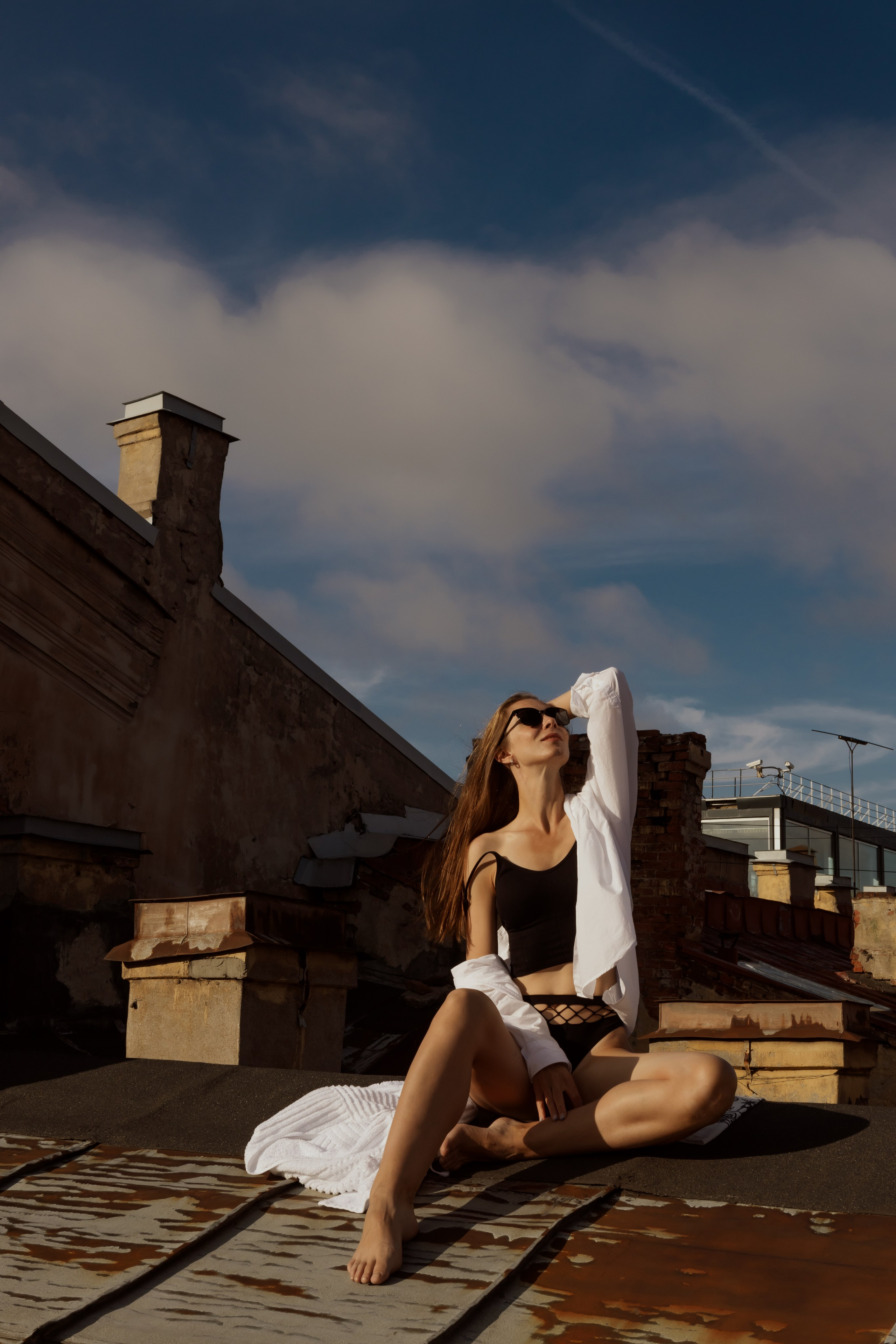 Фотосессия на крыше. Персональный фотограф в Санкт-Петербурге Тимур Калимулин