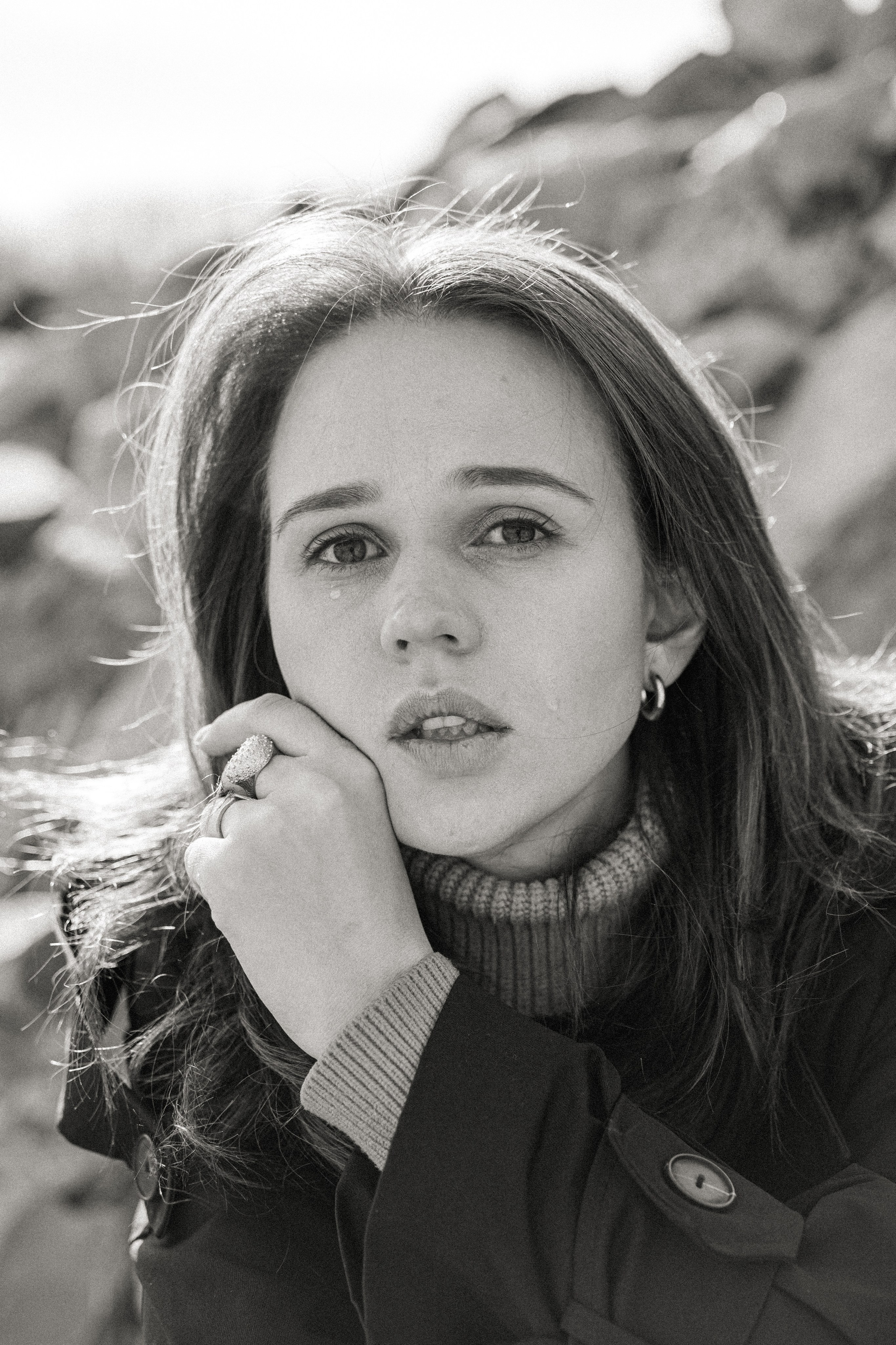 Женский портрет в Новосибирске на берегу реки