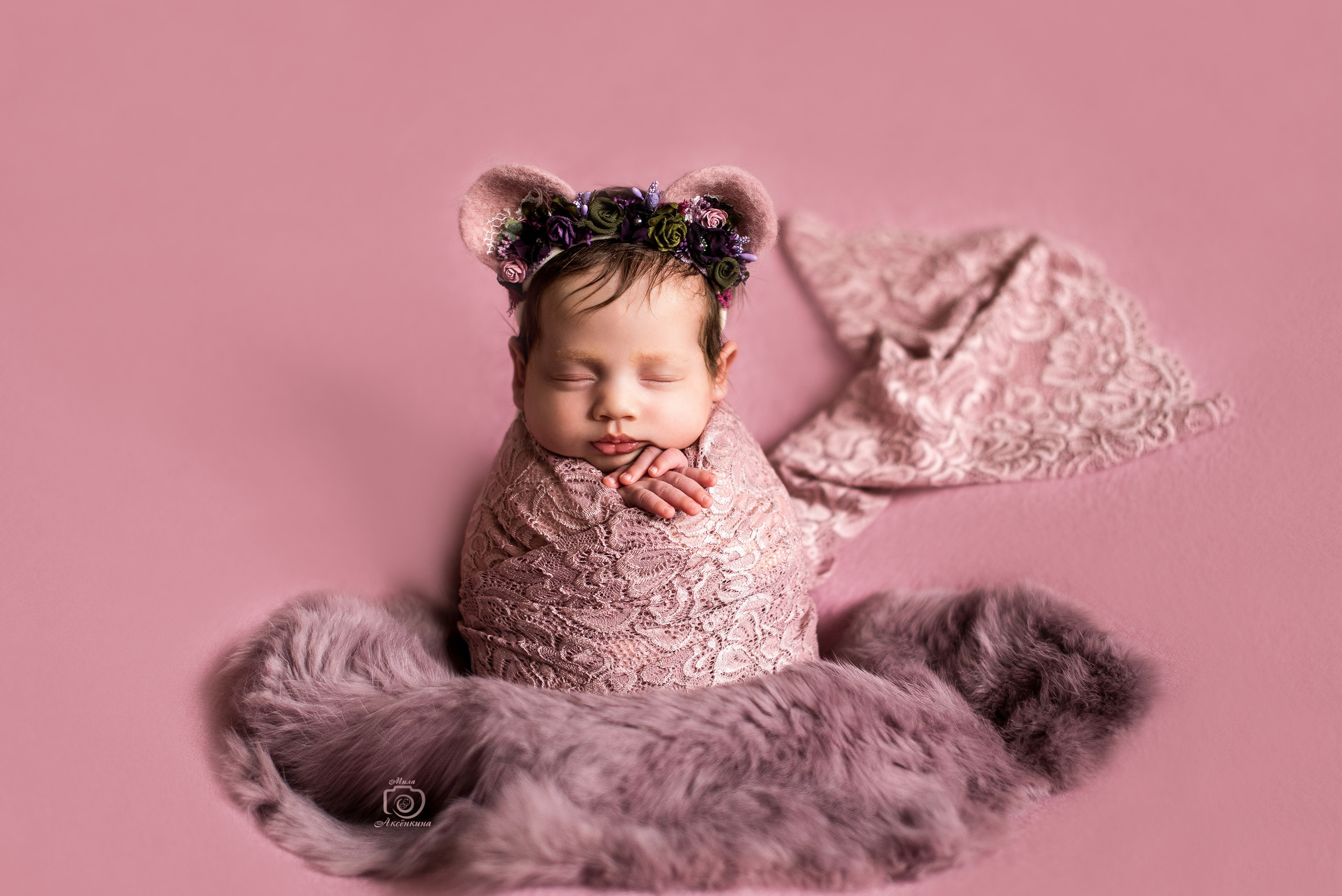 Портфолио новорожденных. Фотограф в Нефтеюганске Мила Аксёнкина