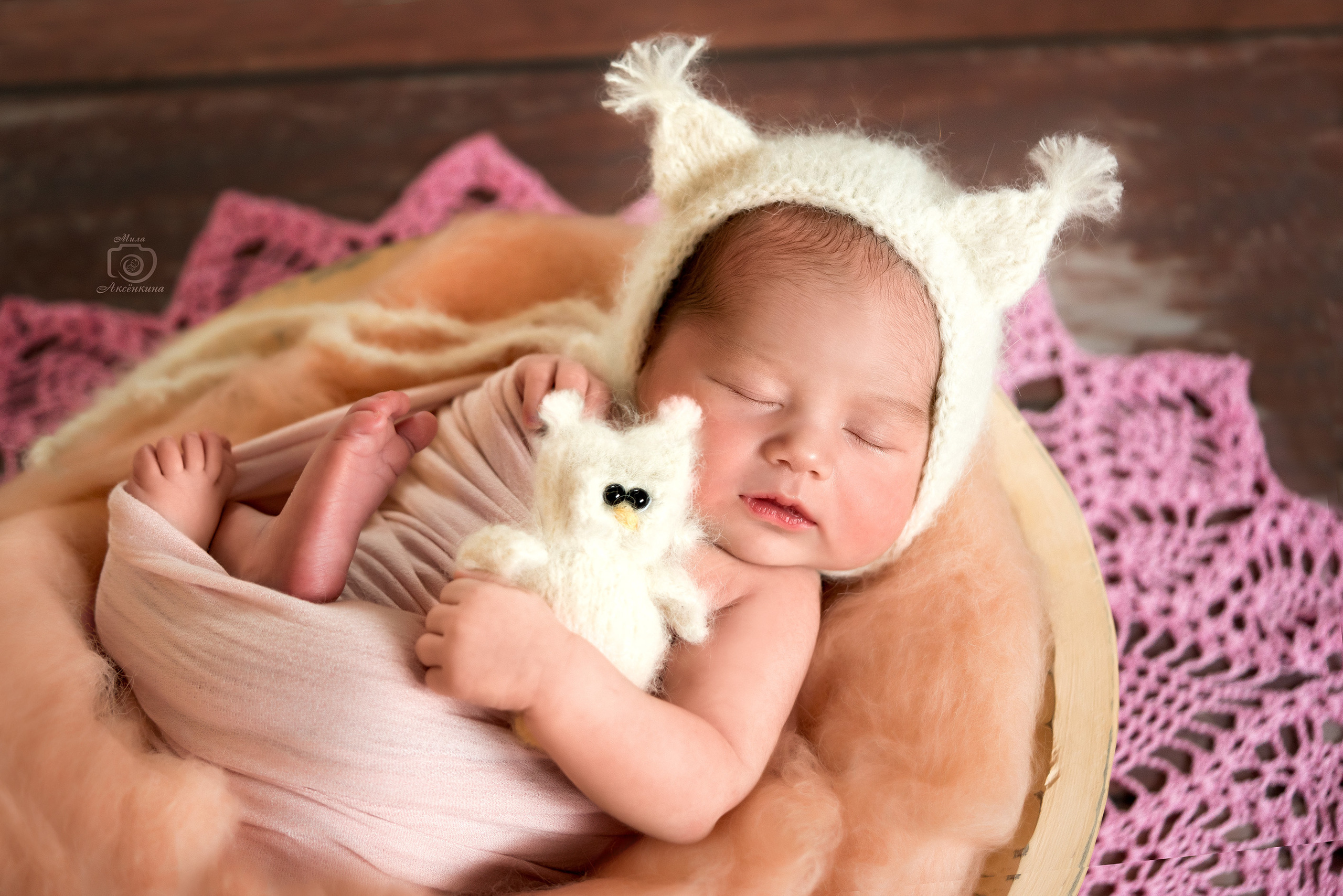 Портфолио новорожденных. Фотограф в Нефтеюганске Мила Аксёнкина