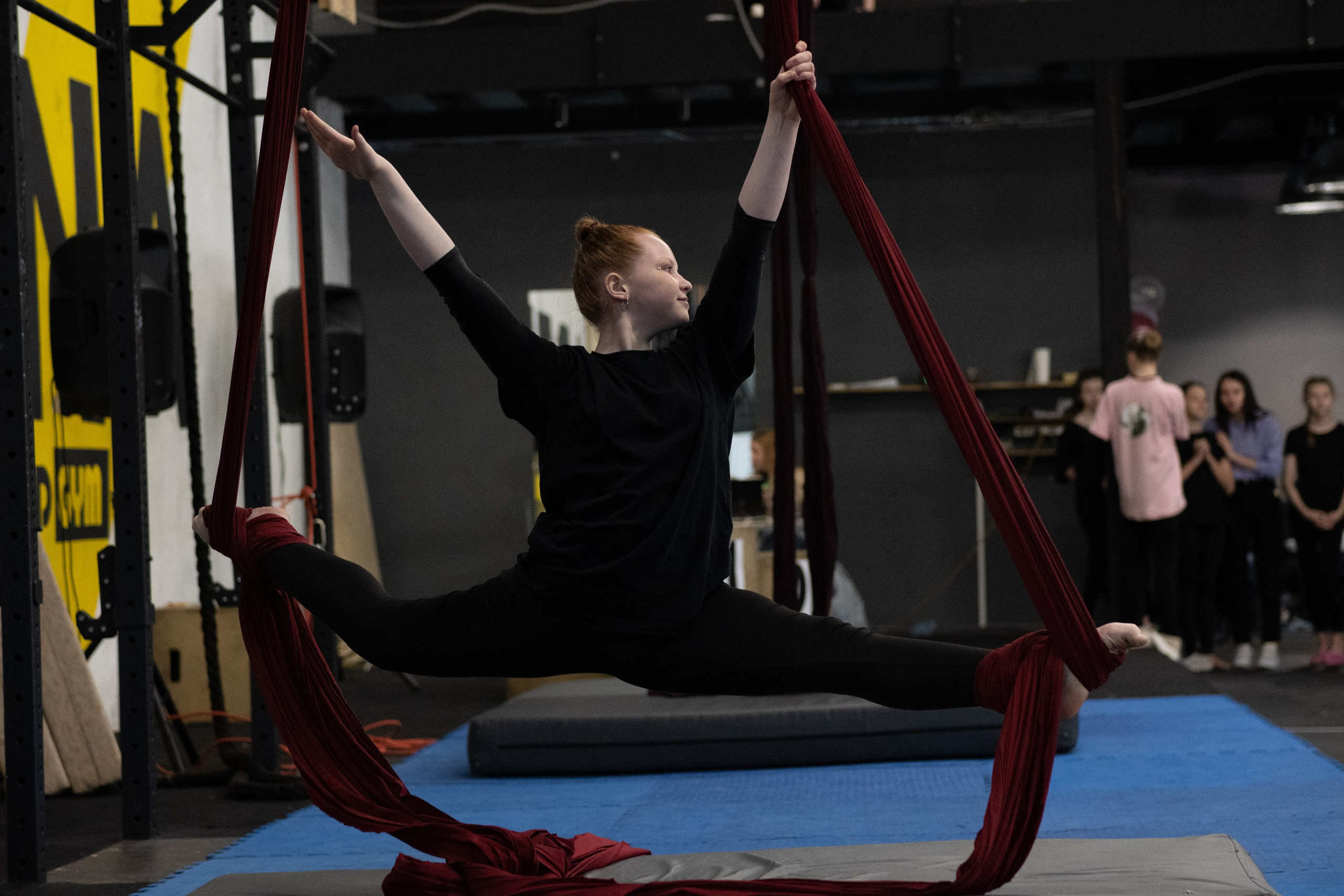 Внутриклубные соревнования по воздушной гимнастике 02.04.23