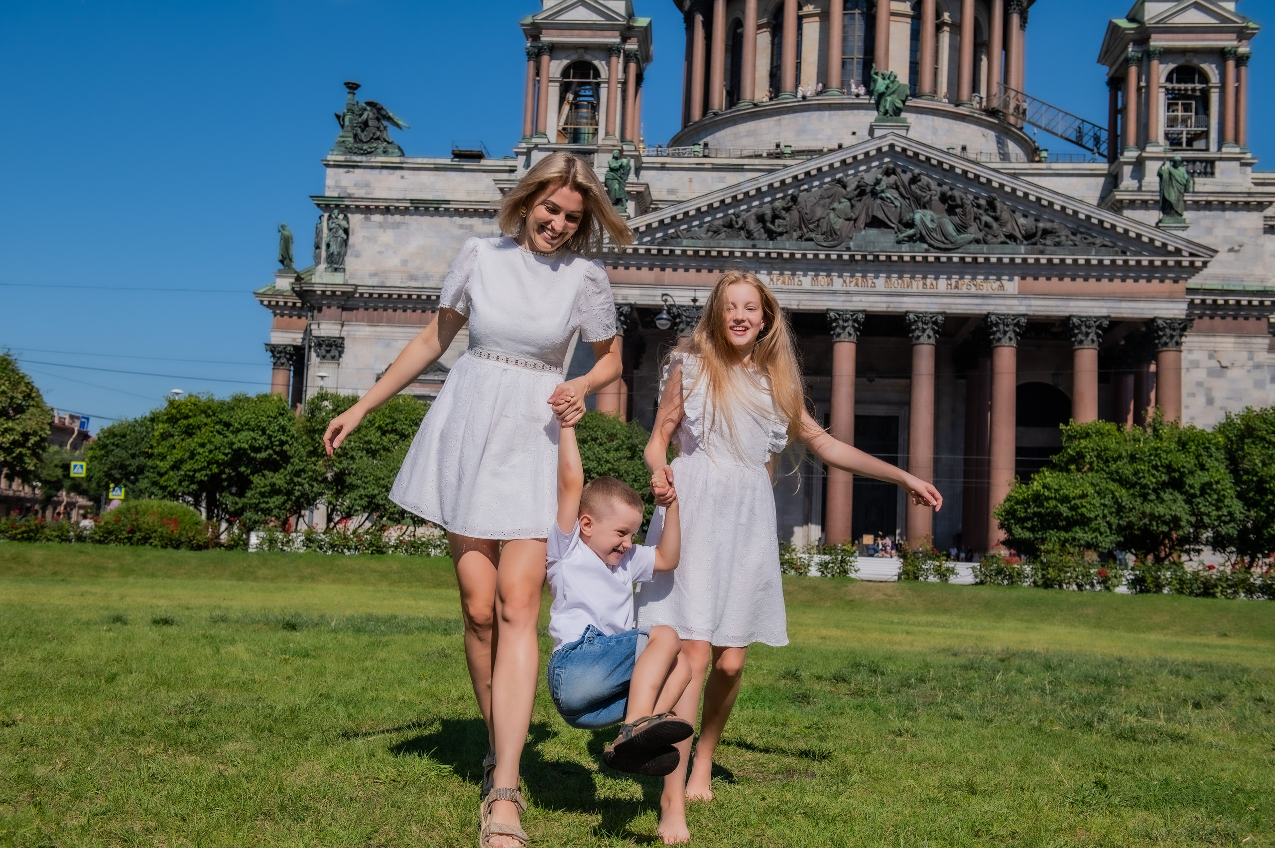 Семейная на Исаакиевском Соборе. Свадебный и семейный фотограф в Санкт-Петербурге — Мария Черепанова