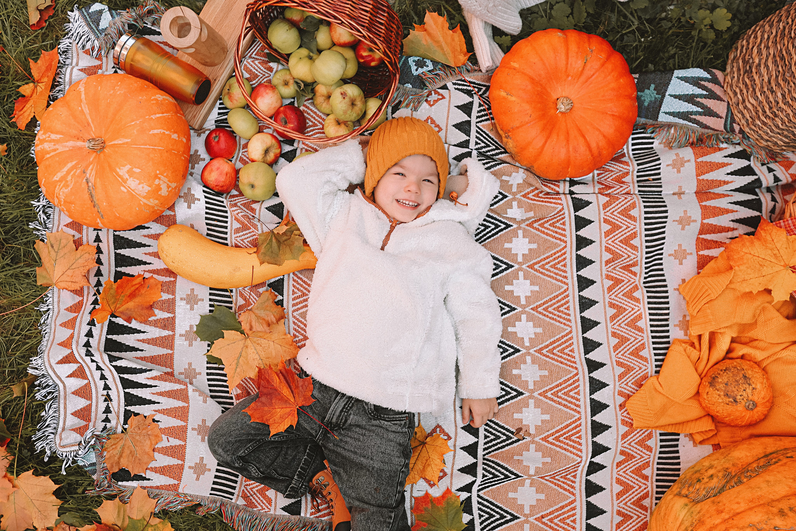 Тыквы. Семейный фотограф Тюмень, фотограф на роды Салмина Мария