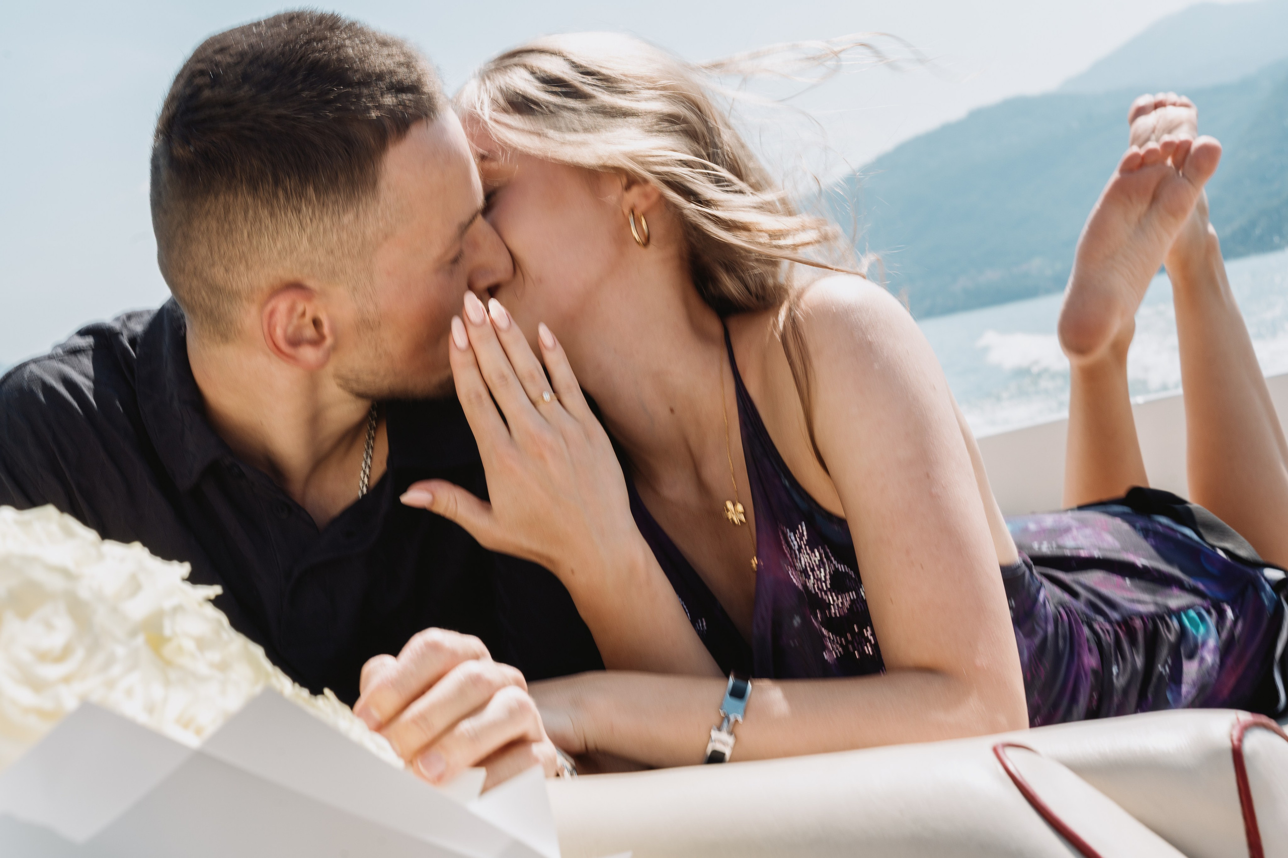 Karina & Fiance. Maria Anistratova | Destination Photographer, Videographer & Drone Pilot — Lake Como