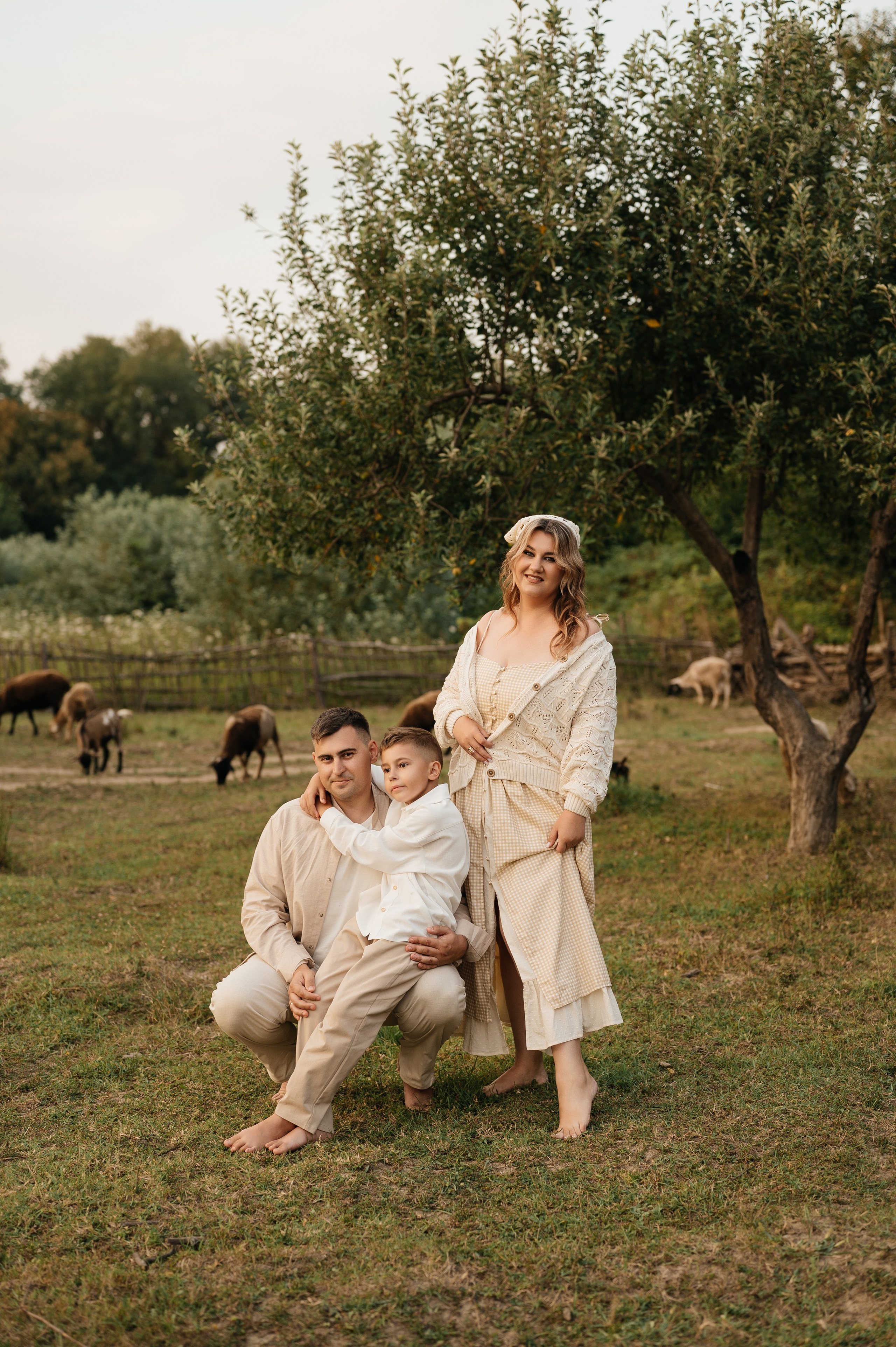 Семейная фотосессия на ферме. Свадебный и семейный фотограф в Краснодаре Алина Мельник