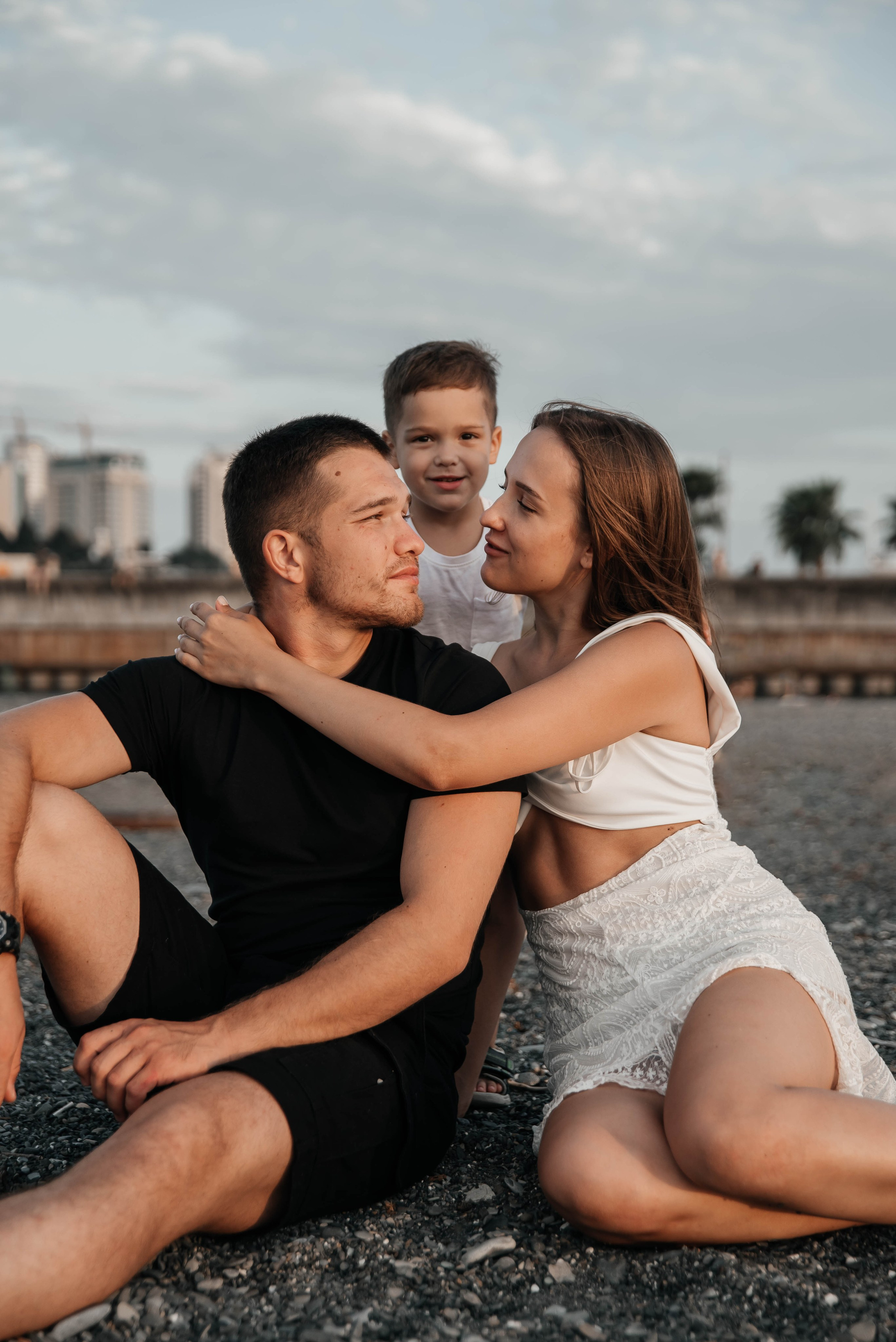 Аня, Саша, Дима. Фотограф Людмила Федотова