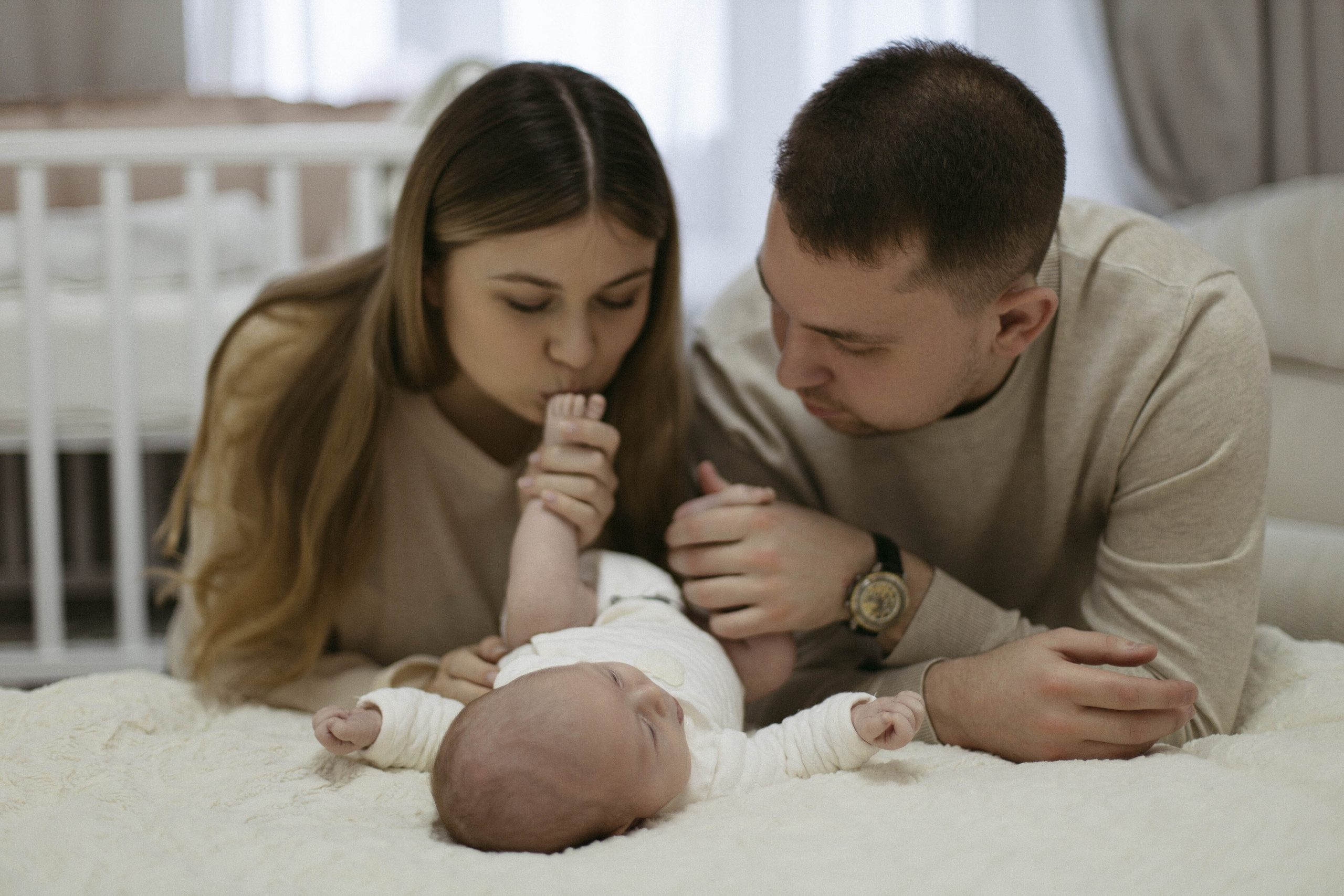 Лере 1 месяц. Семейный фотограф Гульцовская Екатерина