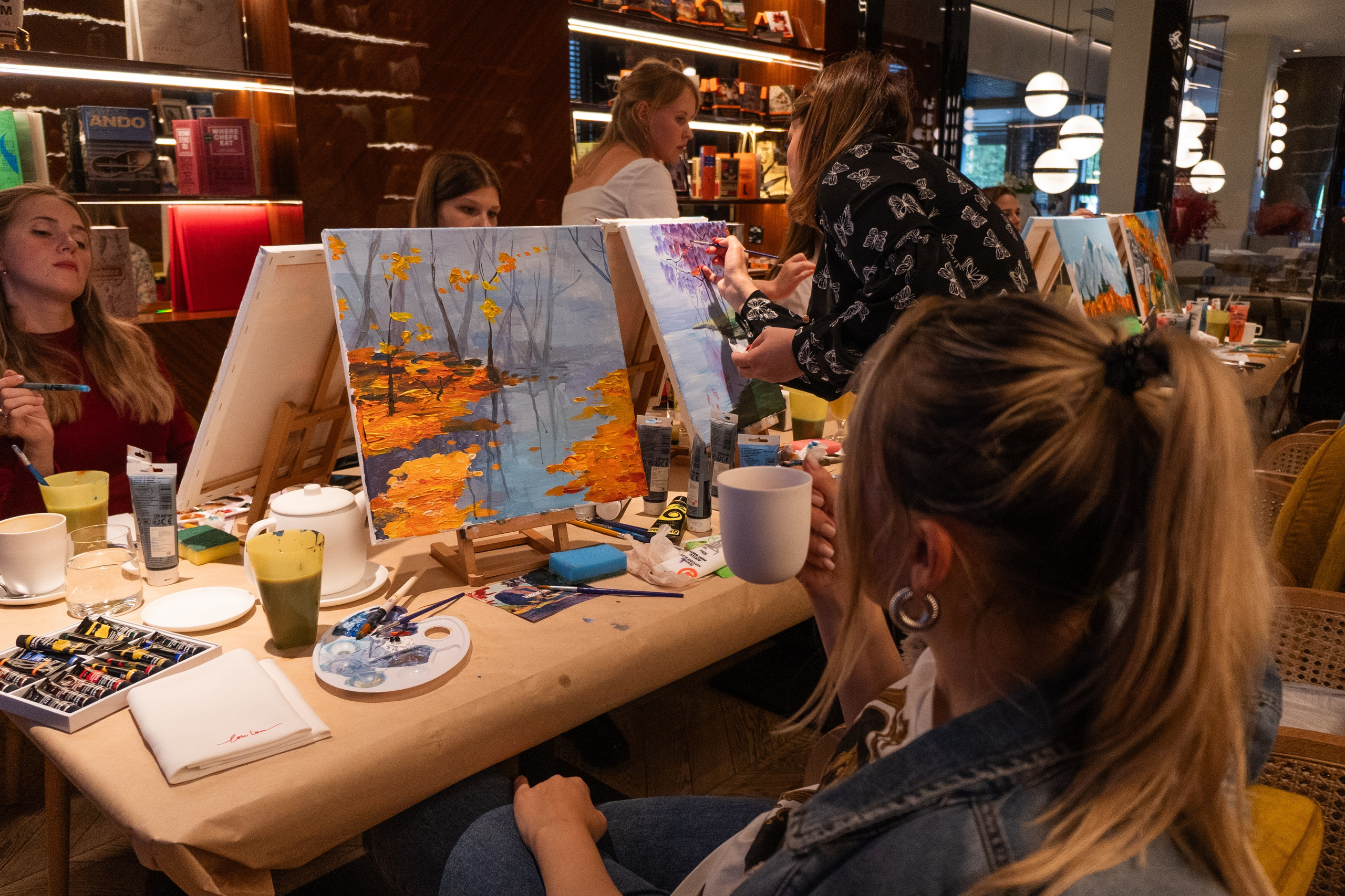 Корпоратив Teach Me Art 3. Портретный фотограф в Москве и Санкт-Петербурге Арина Чех