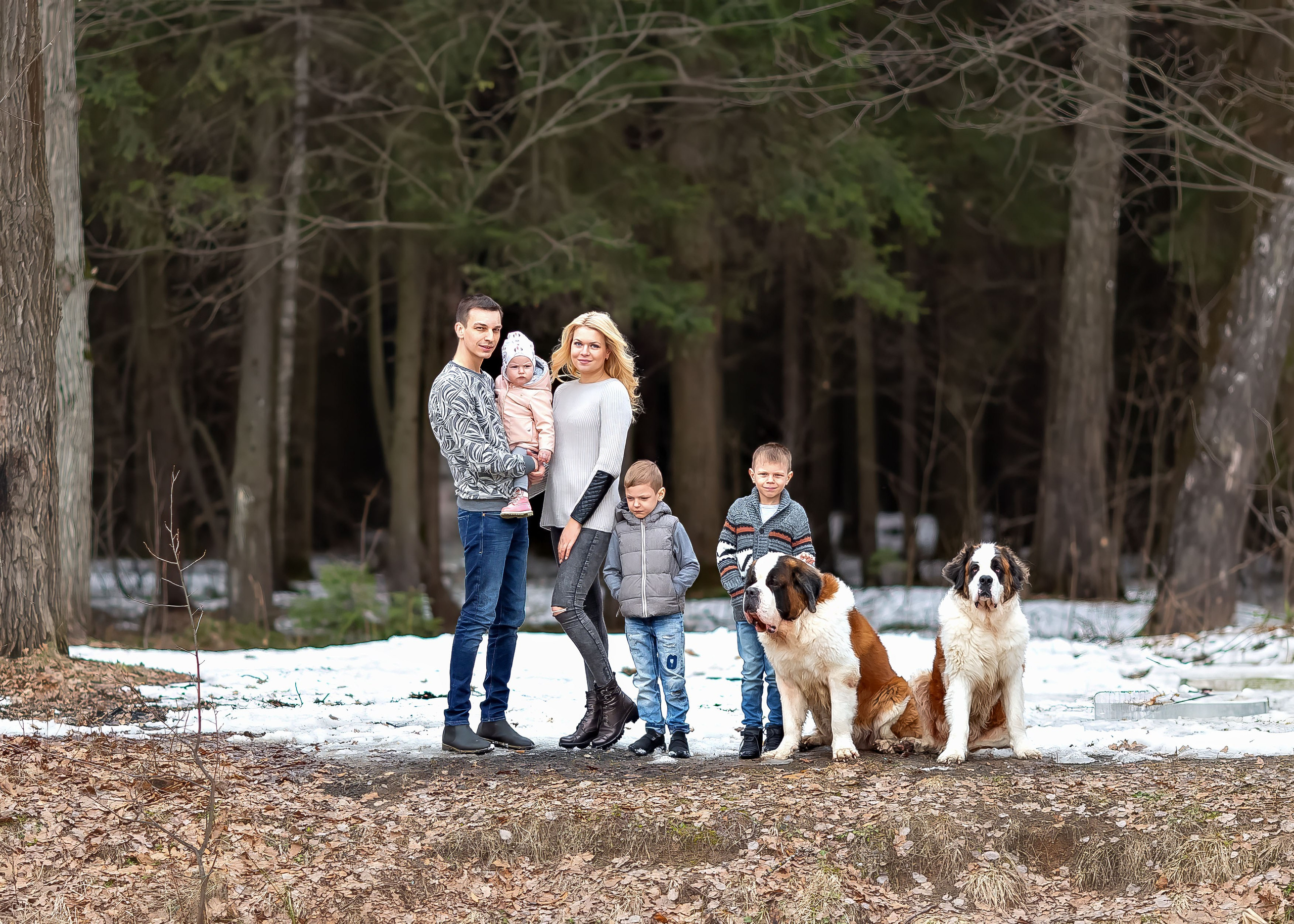 Фотосъемка семьи Одинцовский лес