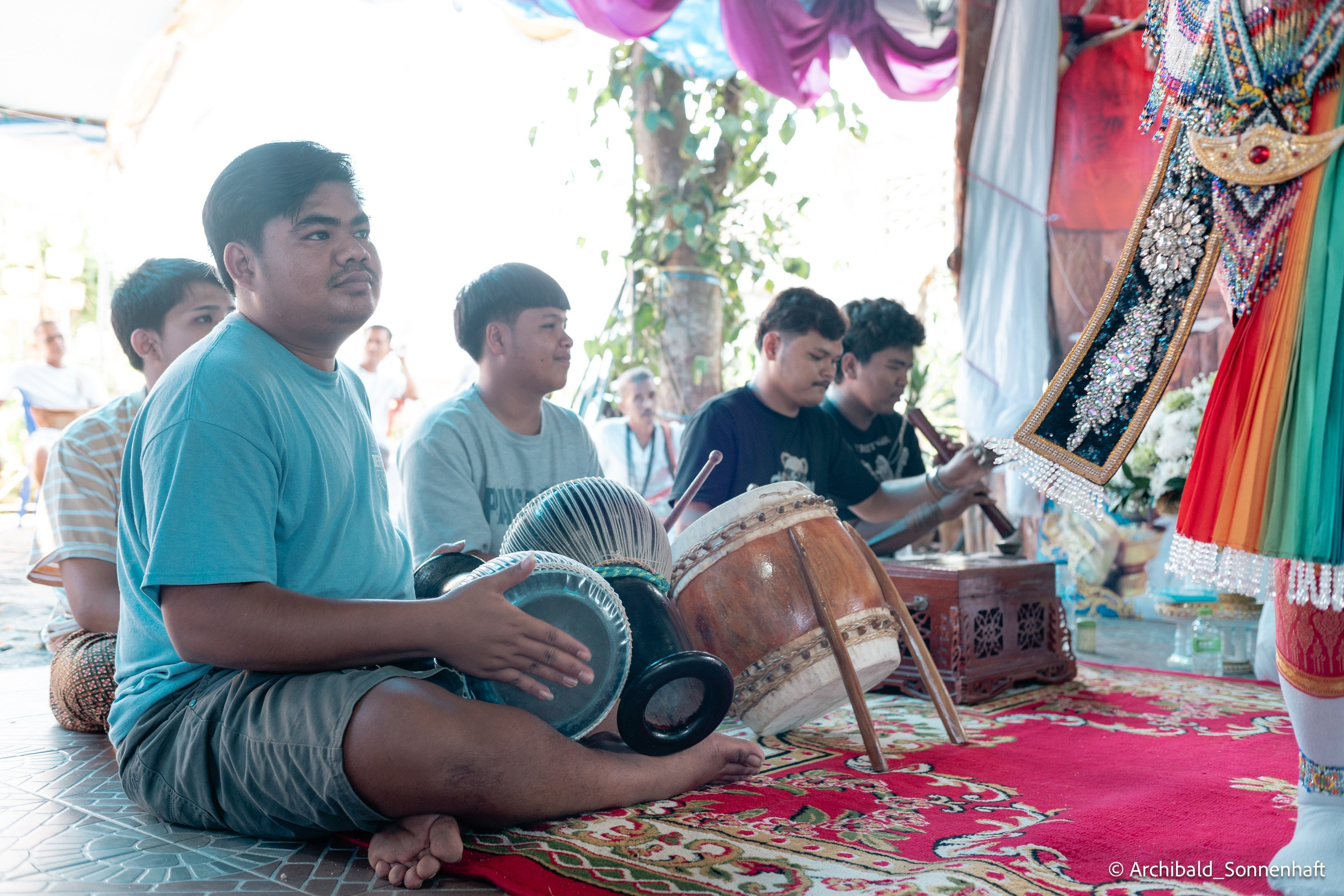 Thai monk. Photographer in Guangzhou, China. Archibald Sonnenhaft