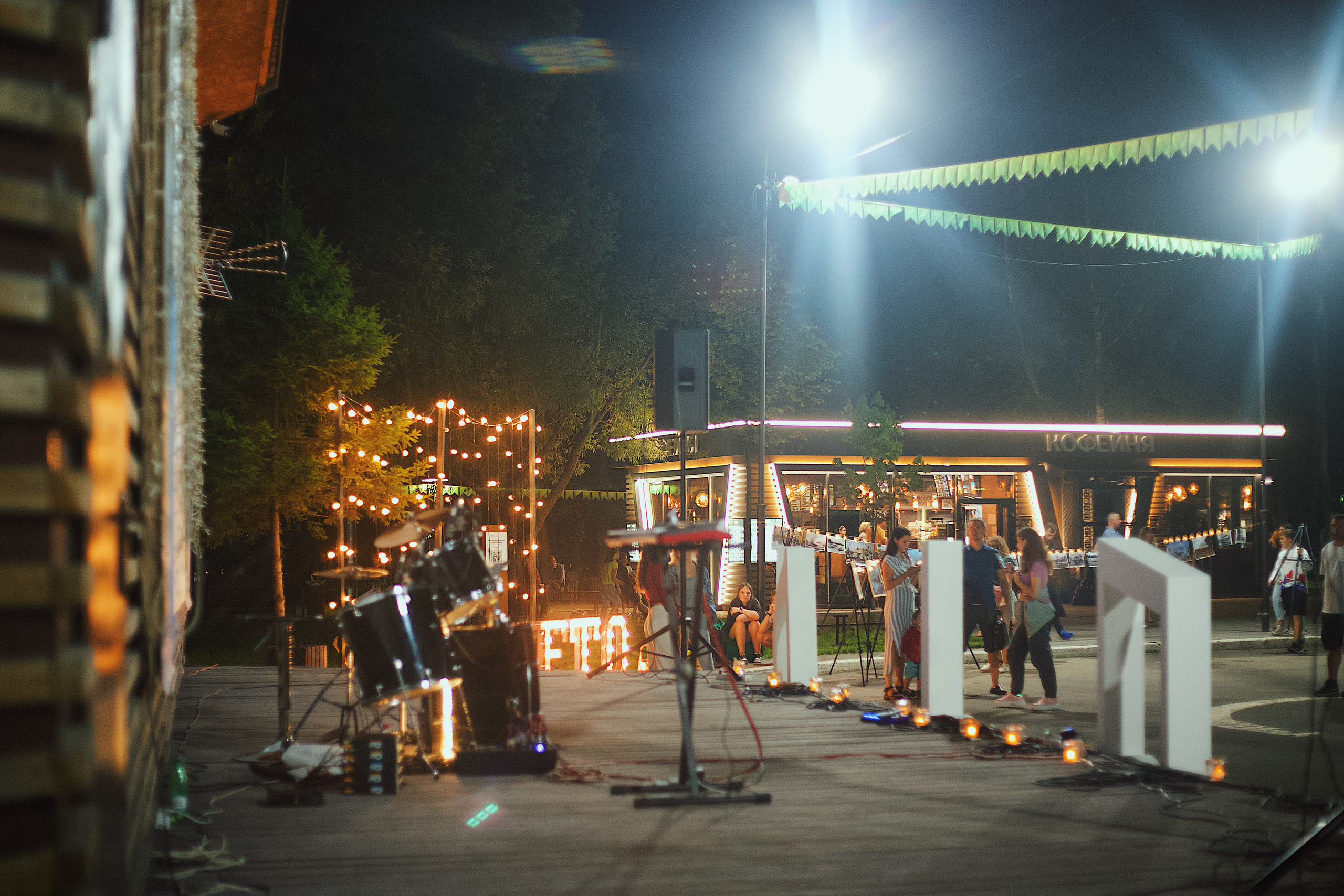 Ночь в парке. Виктория Еремина — фотограф и видеограф в Москве