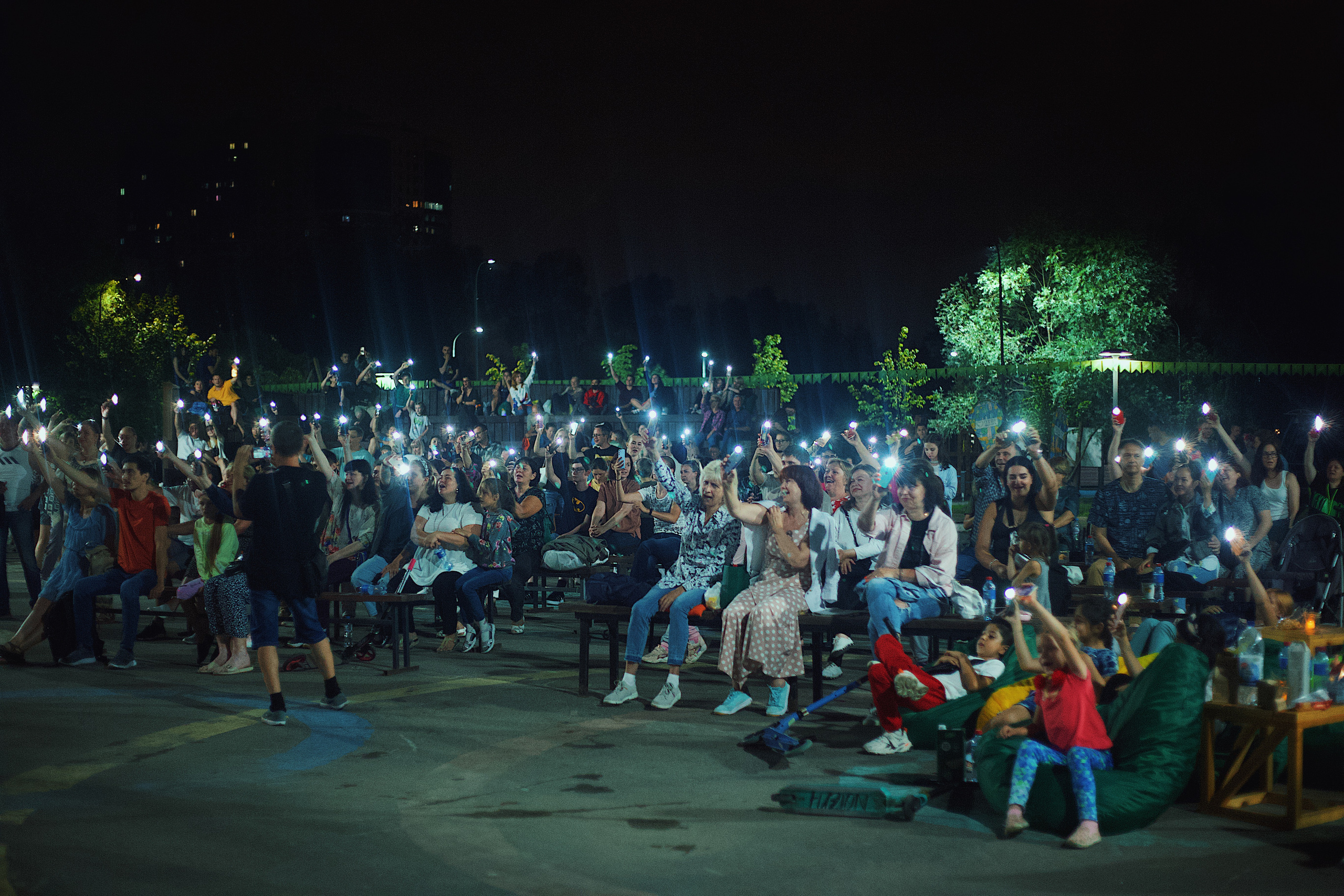 Ночь в парке. Виктория Еремина — фотограф и видеограф в Москве