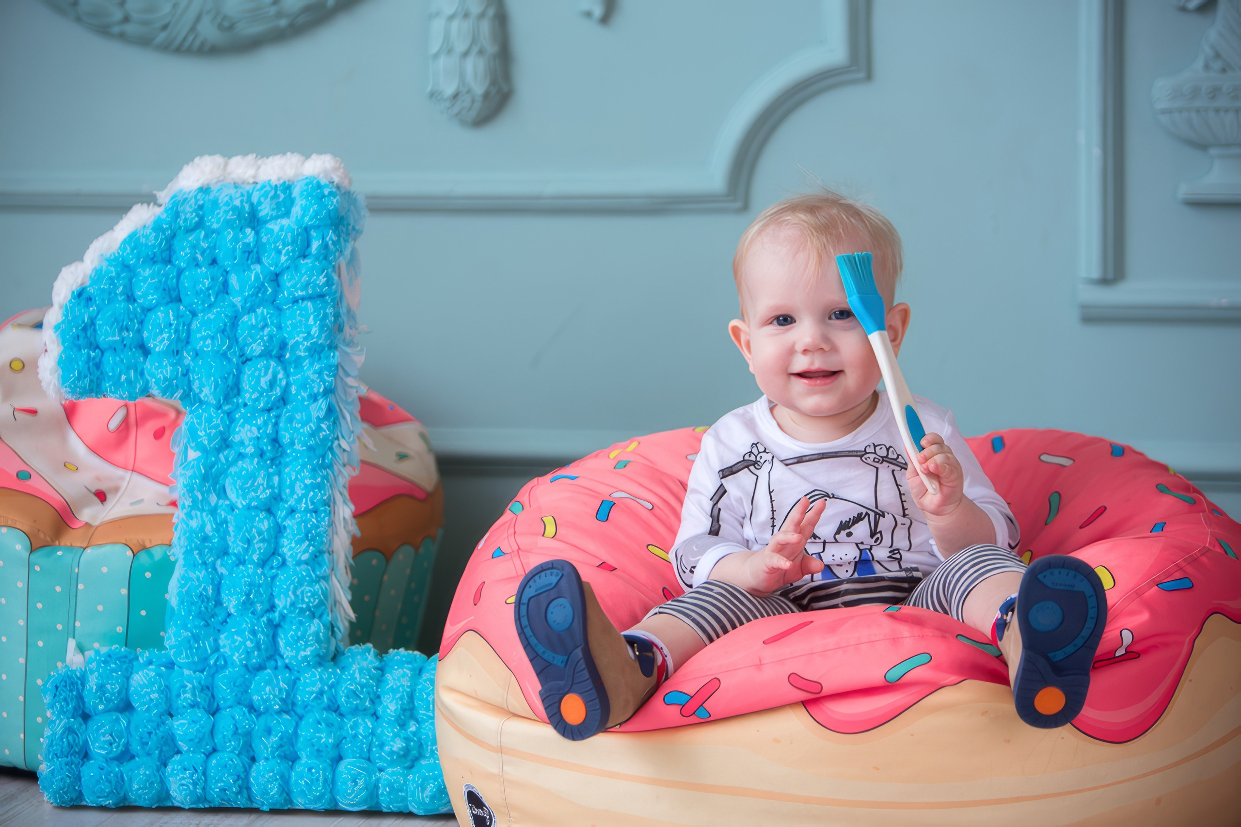 Семейная фотосессия на годик. Фотограф и режиссер Московко Екатерина