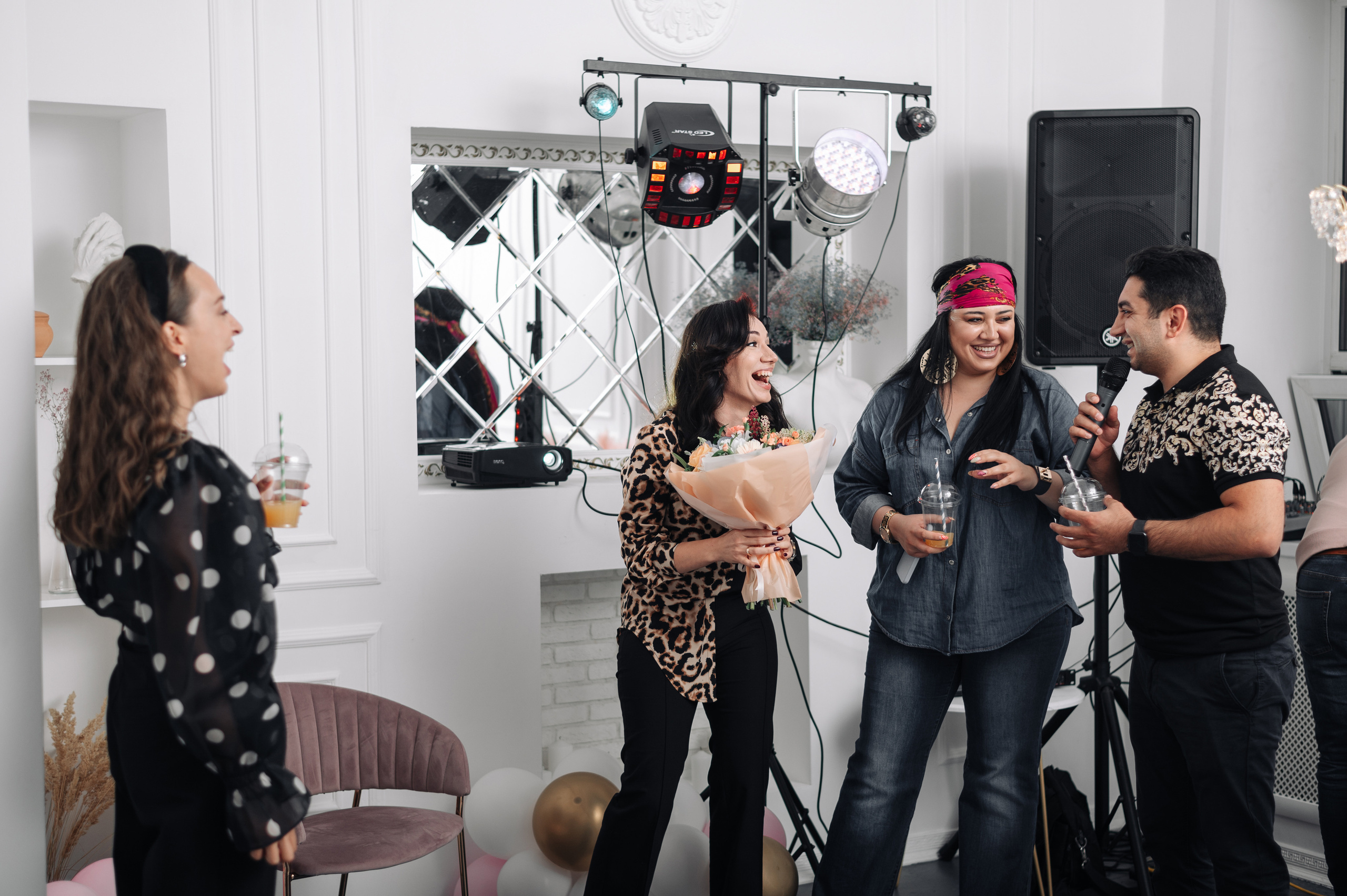 Фотосъемка дня рождения Ольги в фотостудии. Фотограф в Липецке Ковалько Евгений