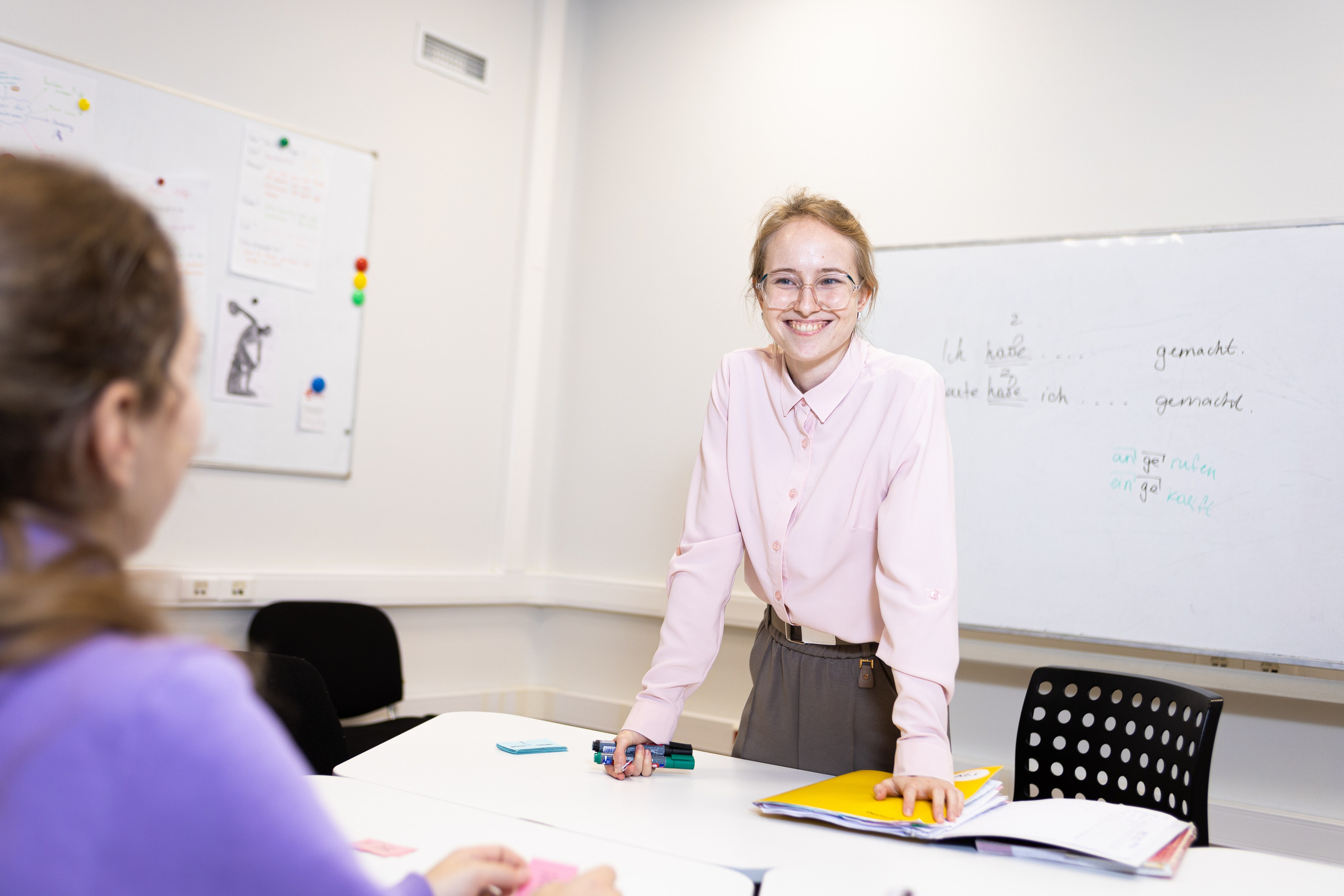 Занятия в Deutsch-Klub и d.English