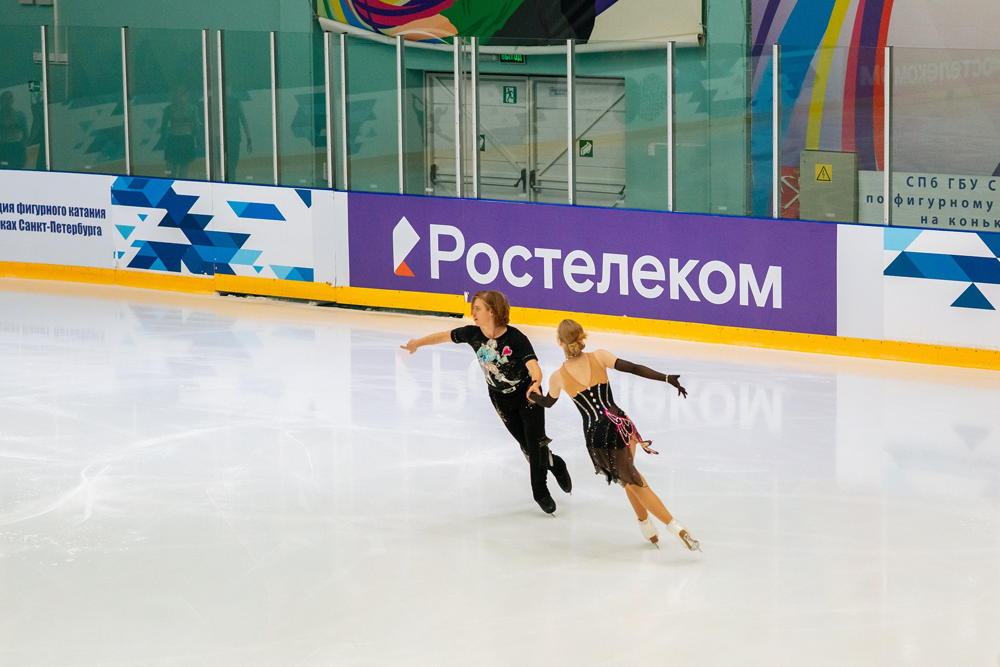 Танцы на льду. Елизавета Кириллова и Илья Карпов. Репортажный фотограф в Санкт-Петербурге Анастасия Клёпова
