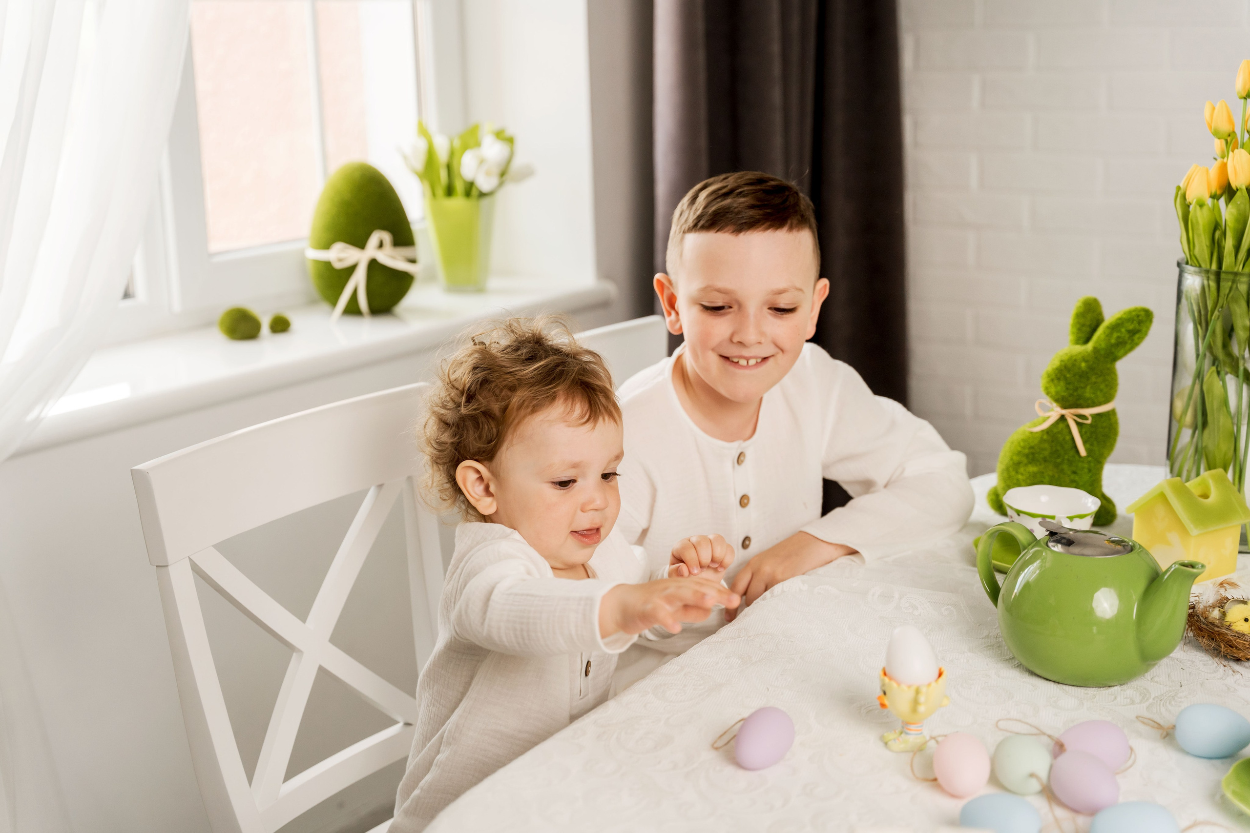 ПРОЕКТ «ПАСХАЛЬНЫЙ» С УТЯТАМИ. Фотограф в Ялте Инна Найден. Детский и семейный фотограф