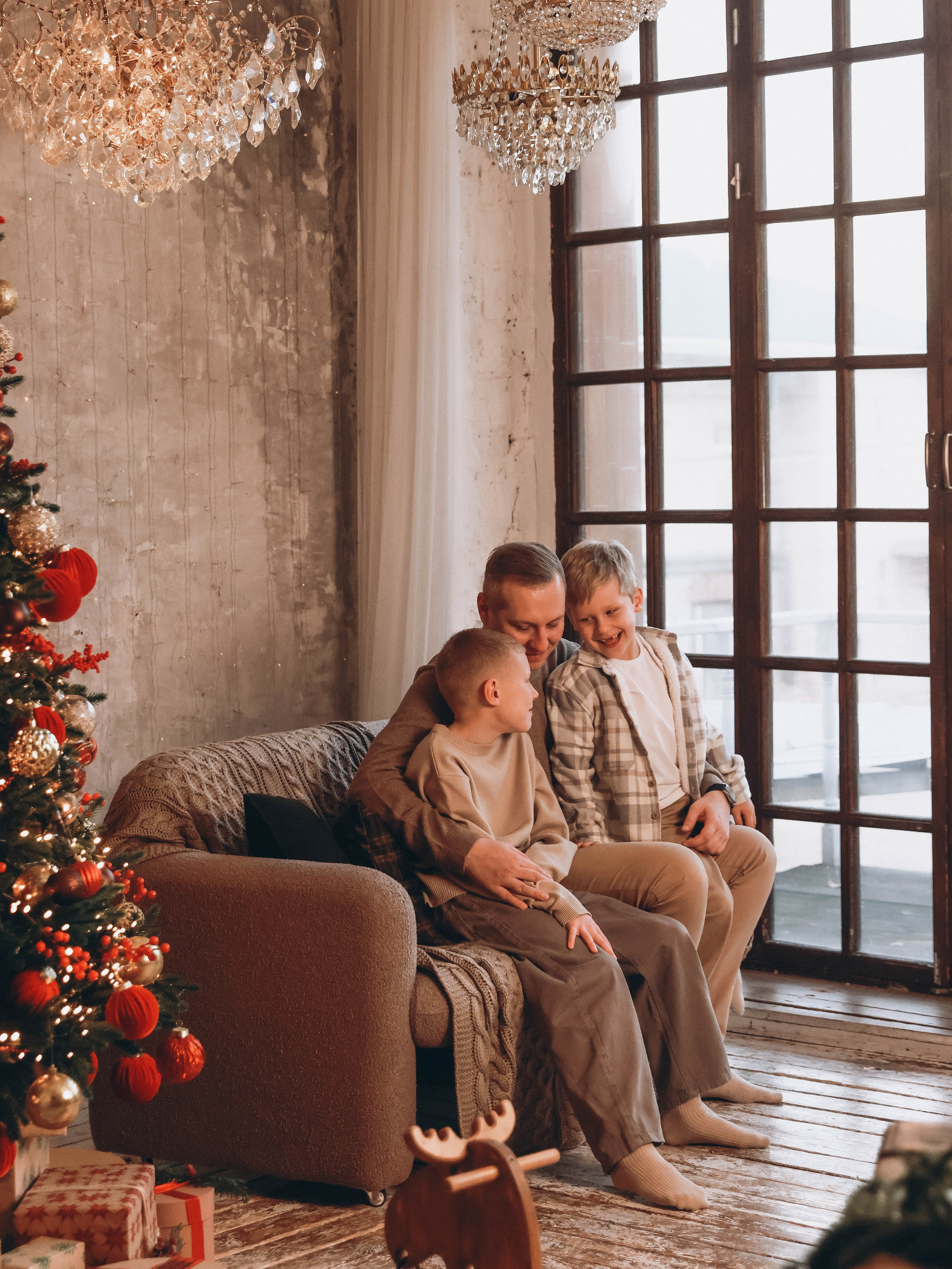 Вечерная семейная новогодняя. Мультифотограф Динара Ахмедзянова