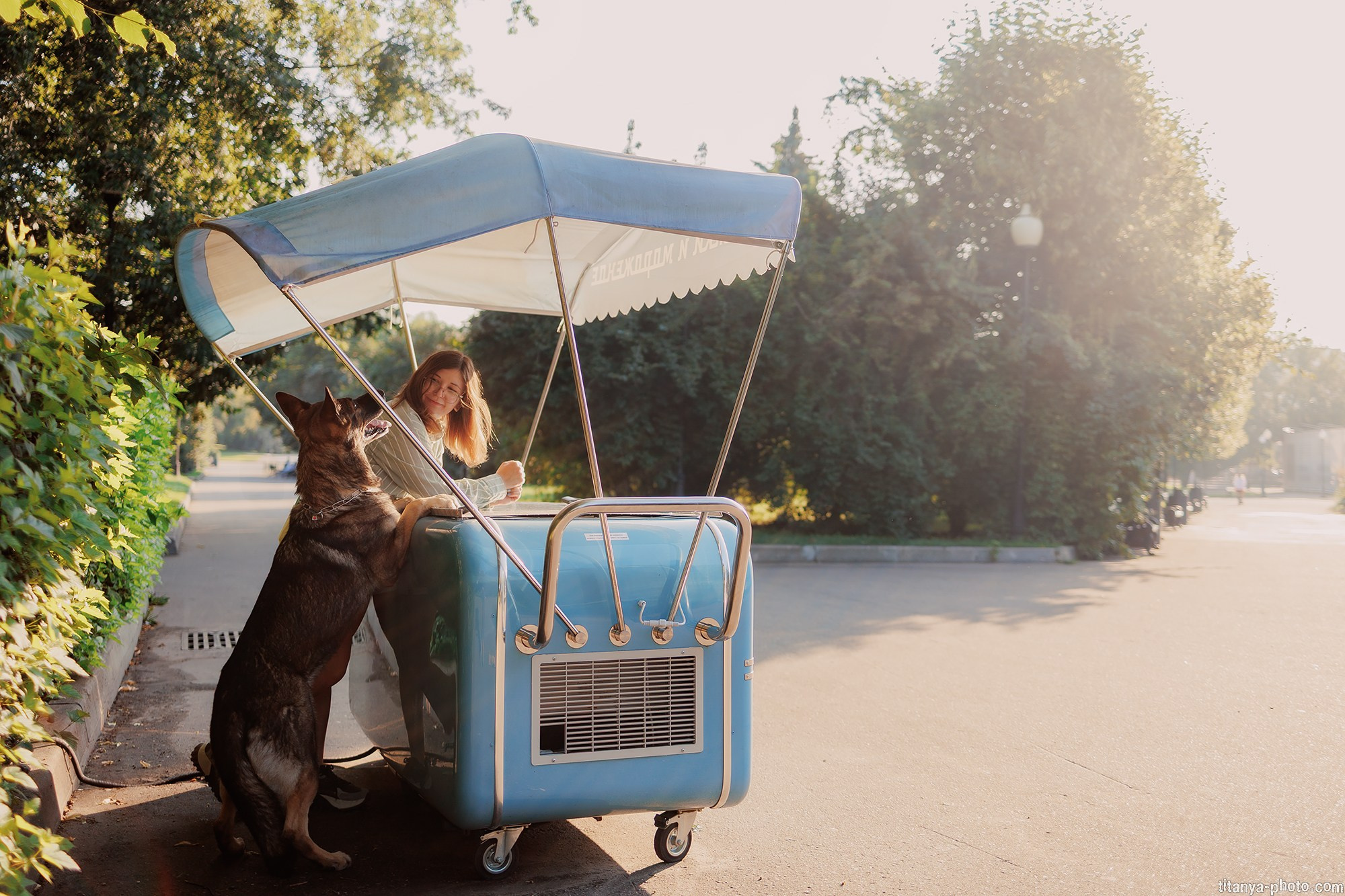 Маша и Харпи. Фотограф собак, фотограф-анималист Аня Титова (Titanya). Москва