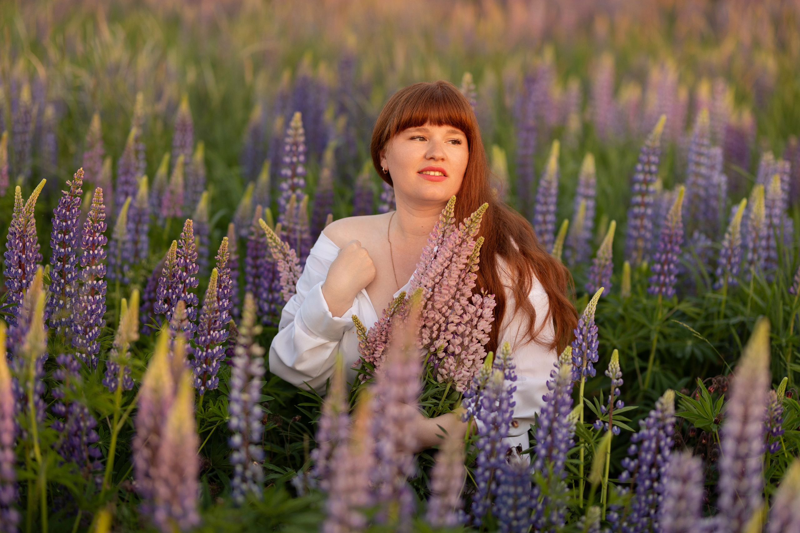 Фотосессия с люпинами. Семейный и свадебный фотограф в Санкт-Петербурге Татьяна Швыкова