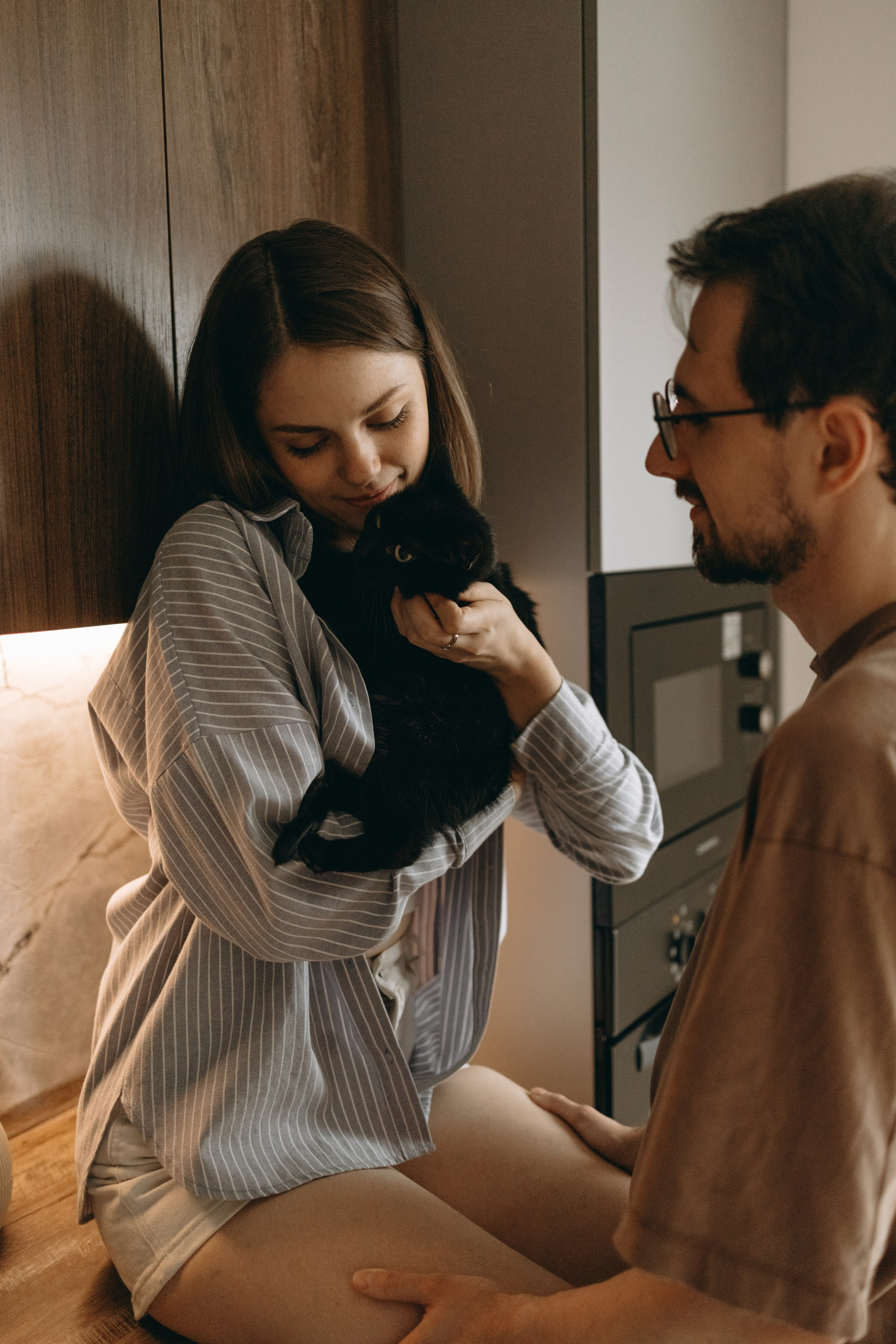 Настя, Никита и их Гром и Мяу. Фотограф — Анималист | Санкт-Петербург