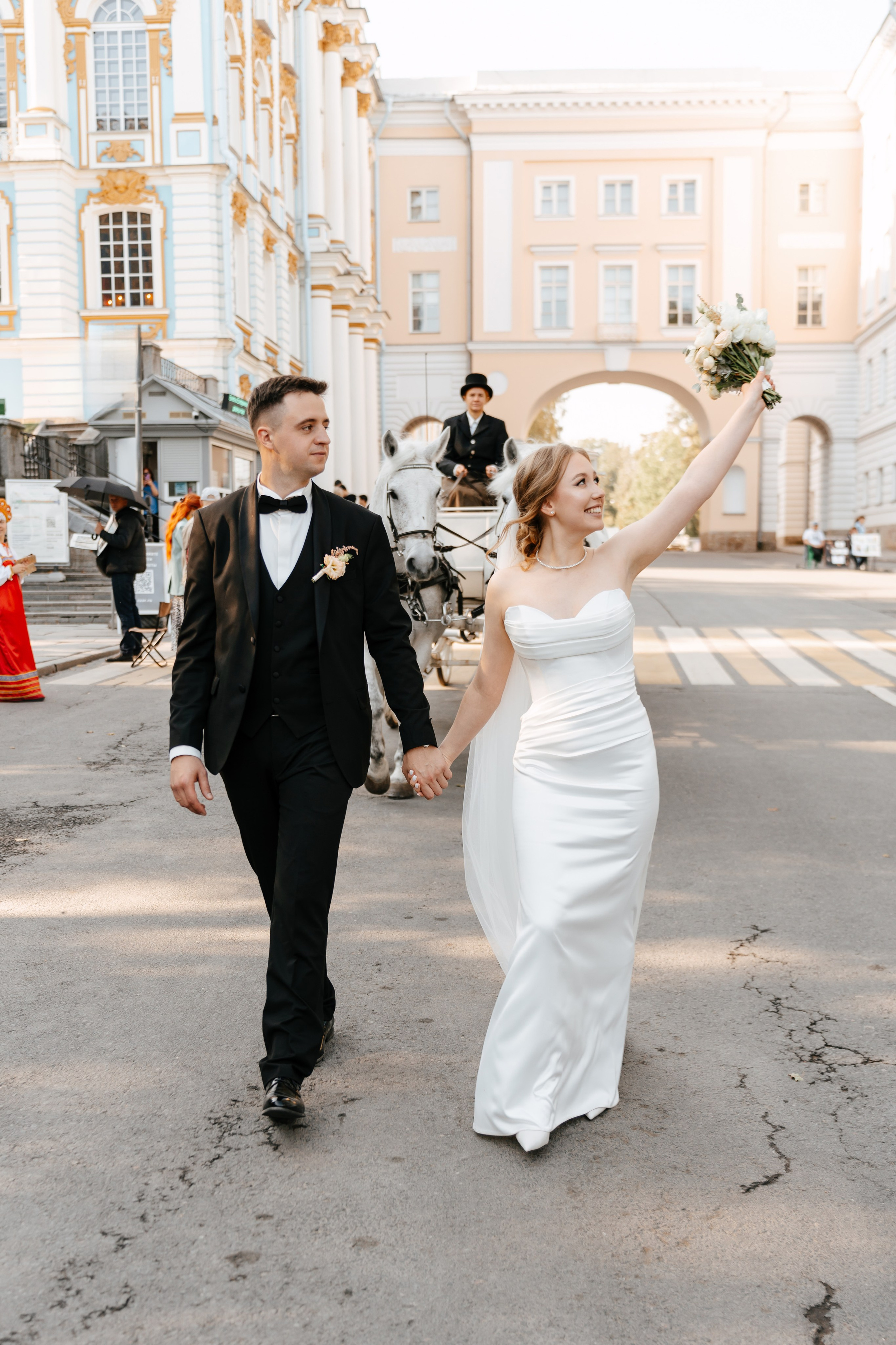 Свадебная фотосессия в Пушкине. Семейный и свадебный фотограф в Санкт-Петербурге и Москве