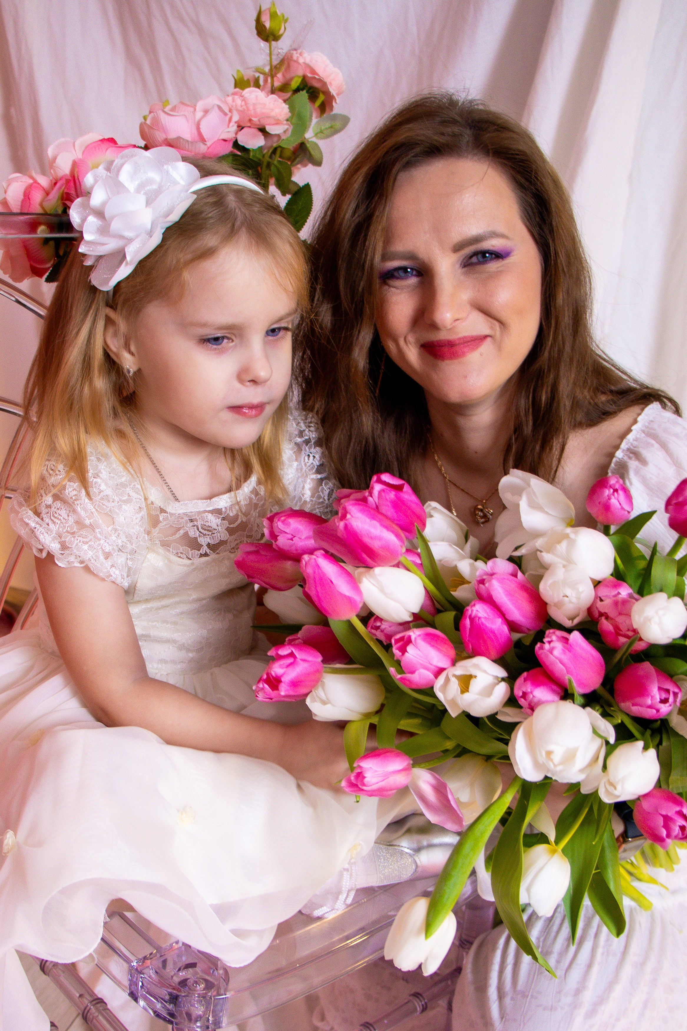 Семейная с тюльпанами. Фотограф Татьяна Матрос