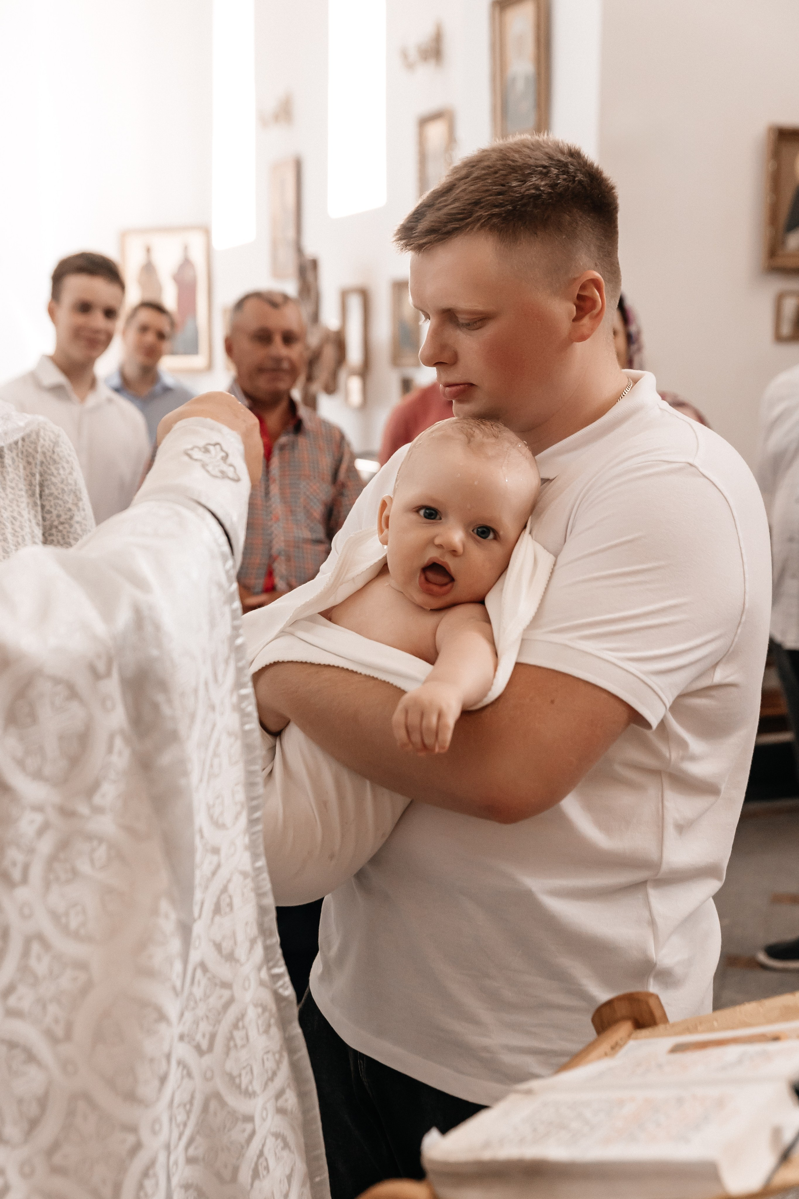 Крещение Роберта. Семейный фотограф Минск Усова Ольга